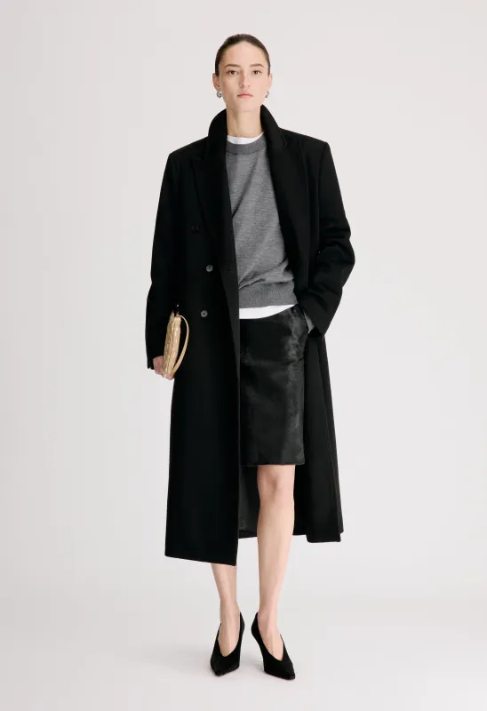 ROSCO LDS Double breasted long coat made by Loulou De Saison
