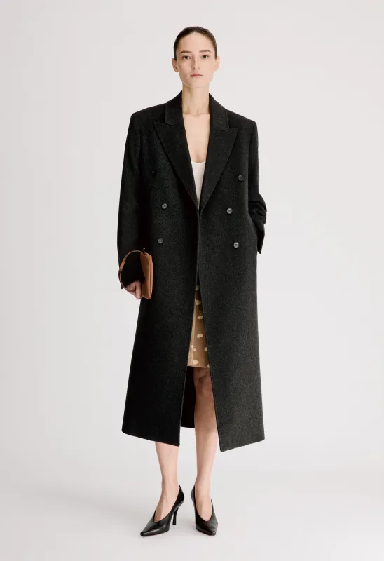 ROSCO LDS Double breasted long coat made by Loulou De Saison