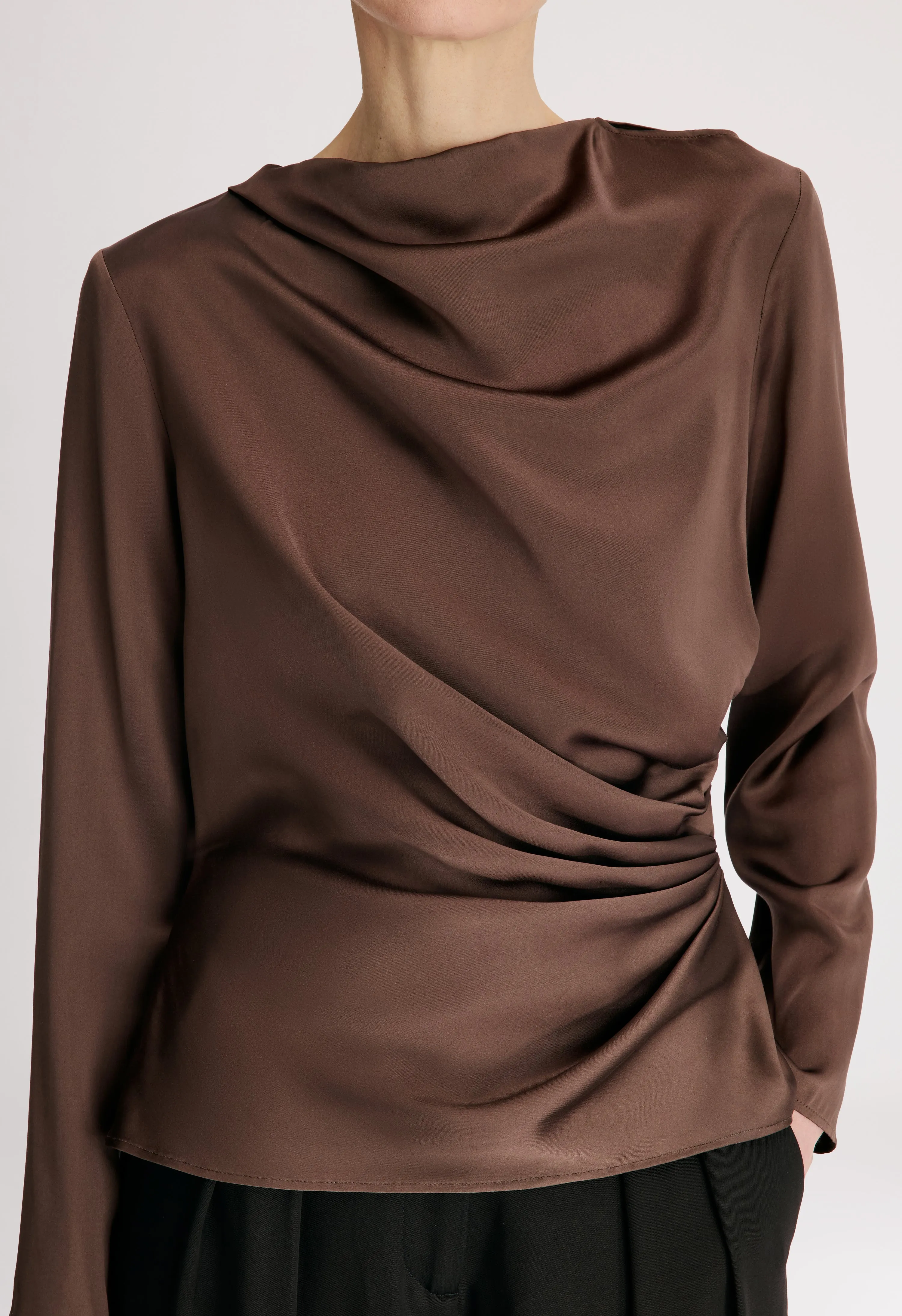 ANYA Draped satin top sold by Loulou De Saison product image thumbnail 4