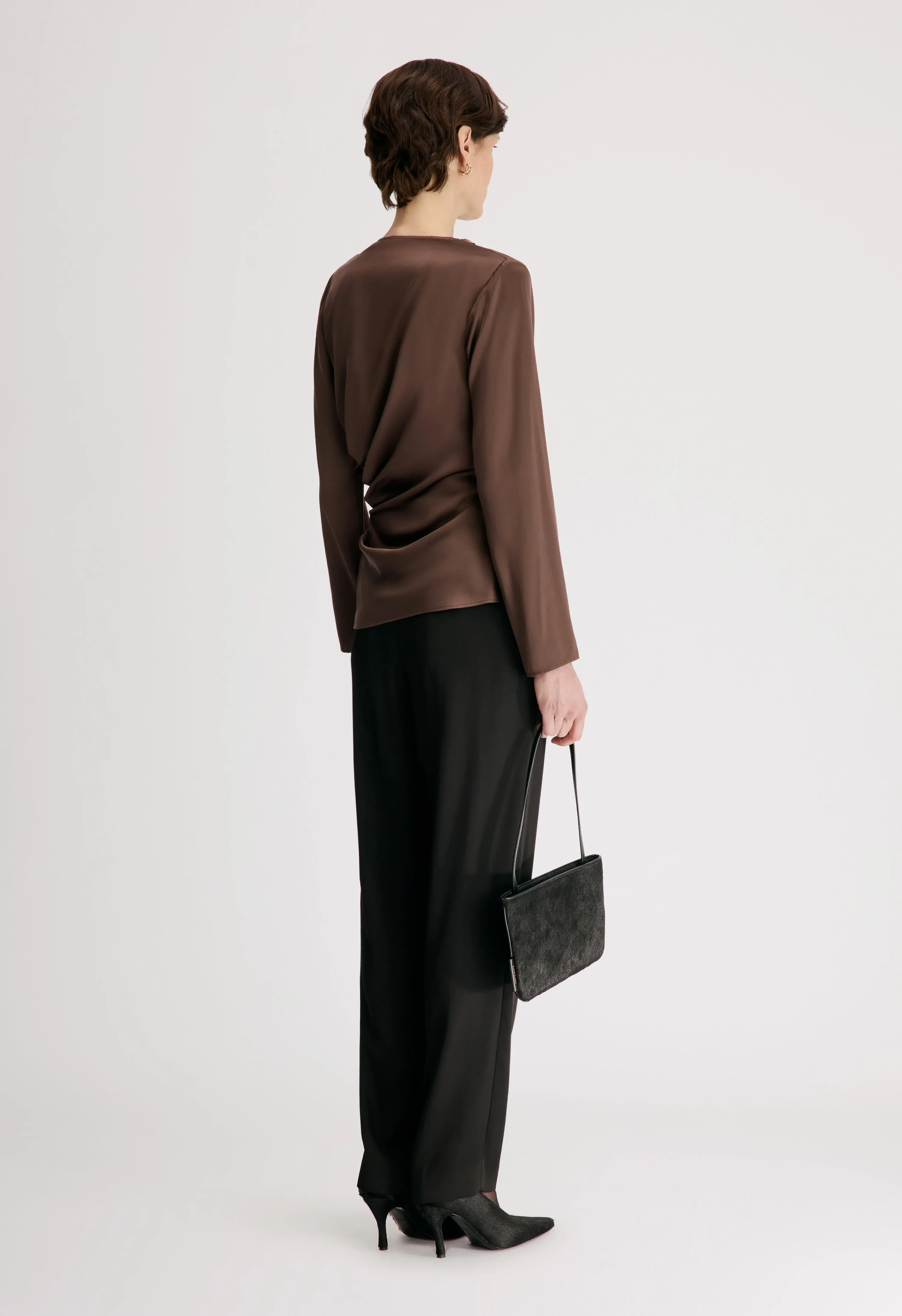 ANYA Draped satin top sold by Loulou De Saison product image thumbnail 5