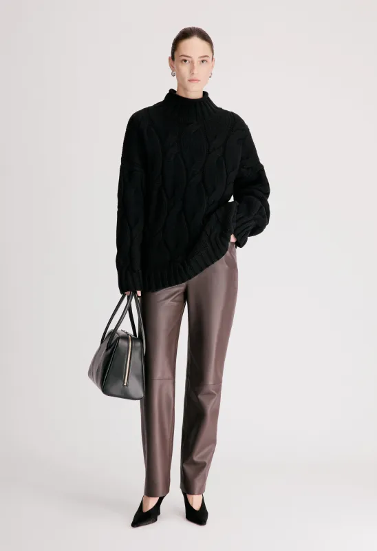 WARA Cashmere cable knit made by Loulou De Saison