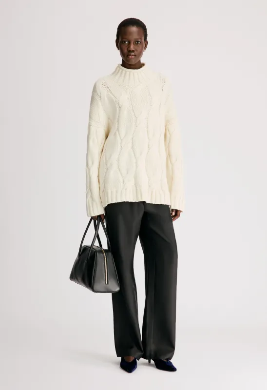 WARA Cashmere cable knit made by Loulou De Saison