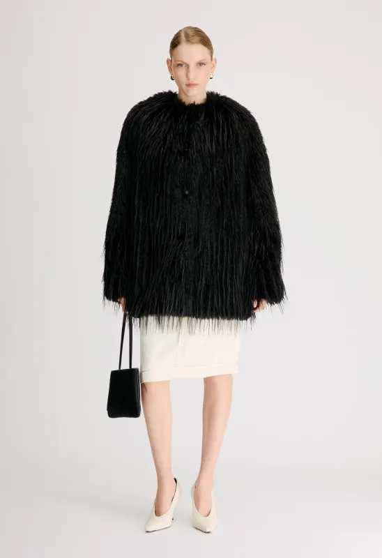 ROWE Faux fur coat made by Loulou De Saison