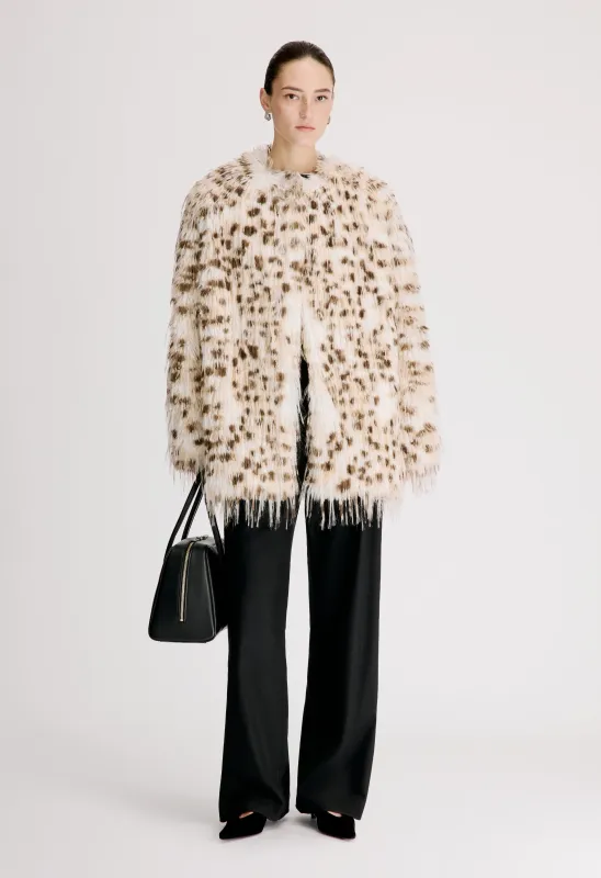 ROWE Faux fur coat made by Loulou De Saison