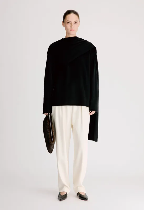 FRANCES Cashmere scarf sweater made by Loulou De Saison