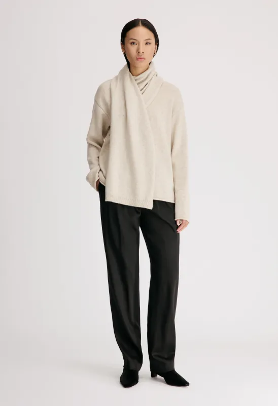 FRANCES Cashmere scarf sweater made by Loulou De Saison