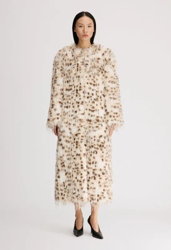 EYA Faux fur long coat made by Loulou De Saison