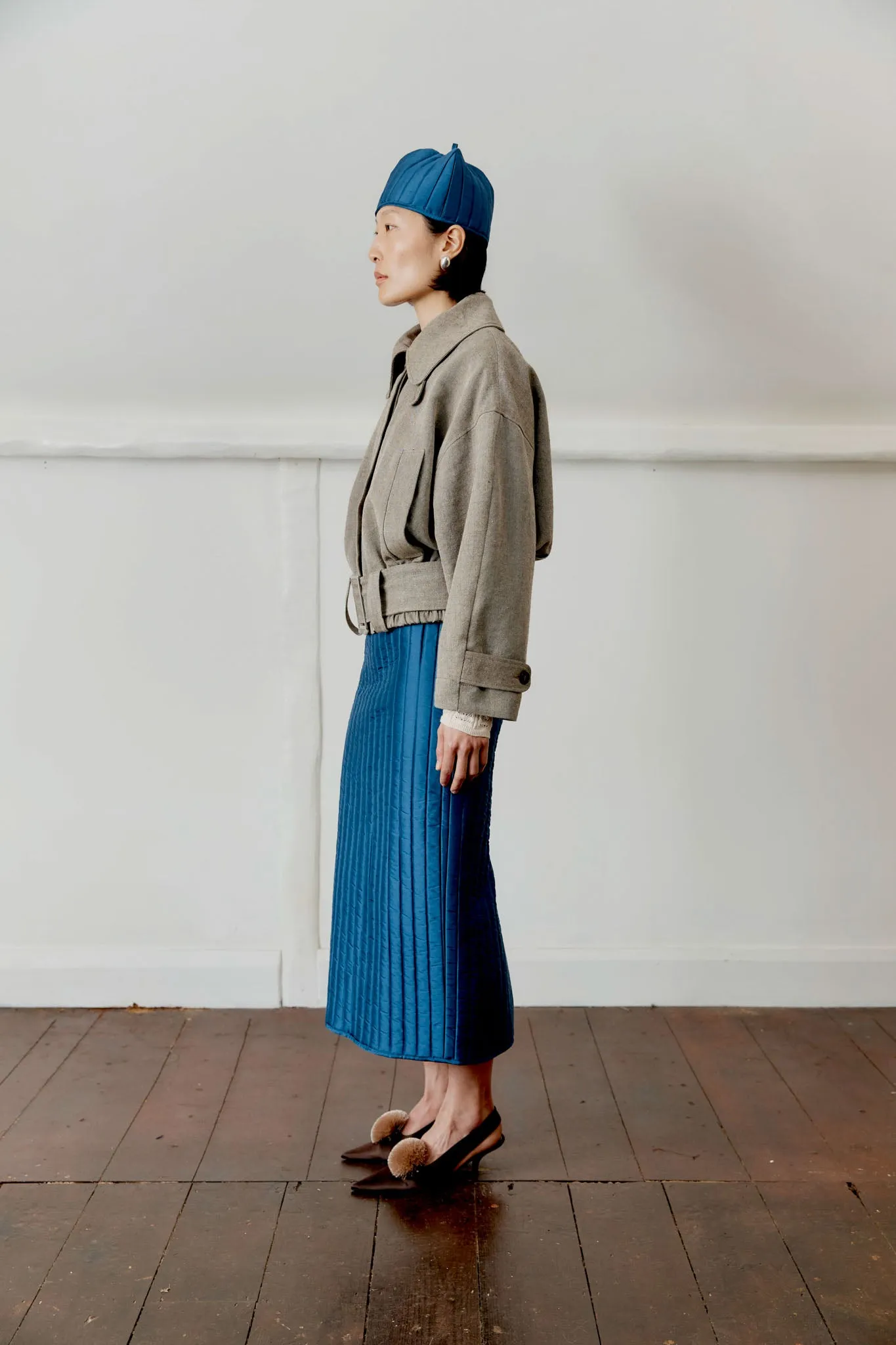 JAPANESE LINEN WOOL NARA JACKET sold by Cawley product image thumbnail 4