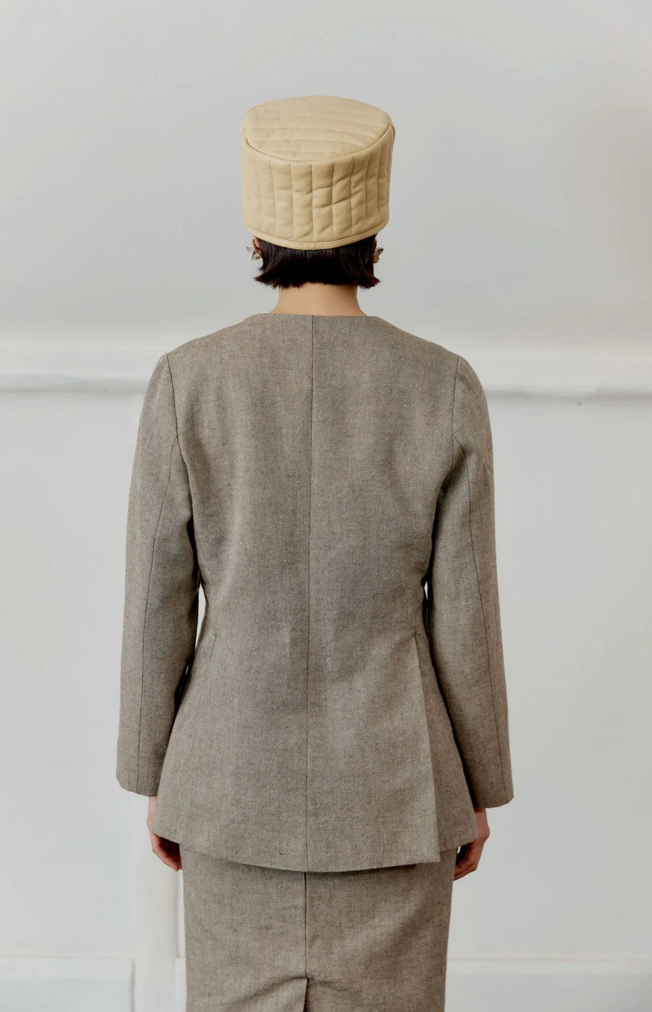 Japanese Linen/Wool Constance Jacket sold by Cawley product image thumbnail 2