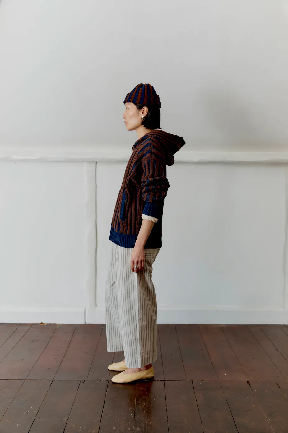 JAPANESE COTTON LINEN LUNA TROUSER sold by Cawley product image thumbnail 2