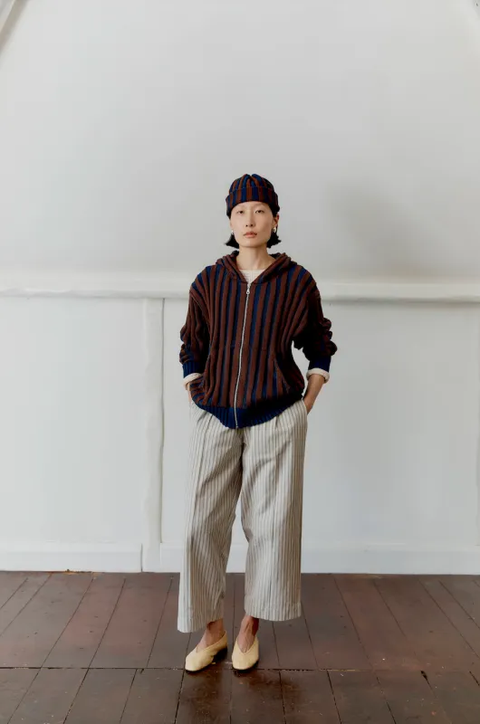 JAPANESE COTTON LINEN LUNA TROUSER sold by Cawley