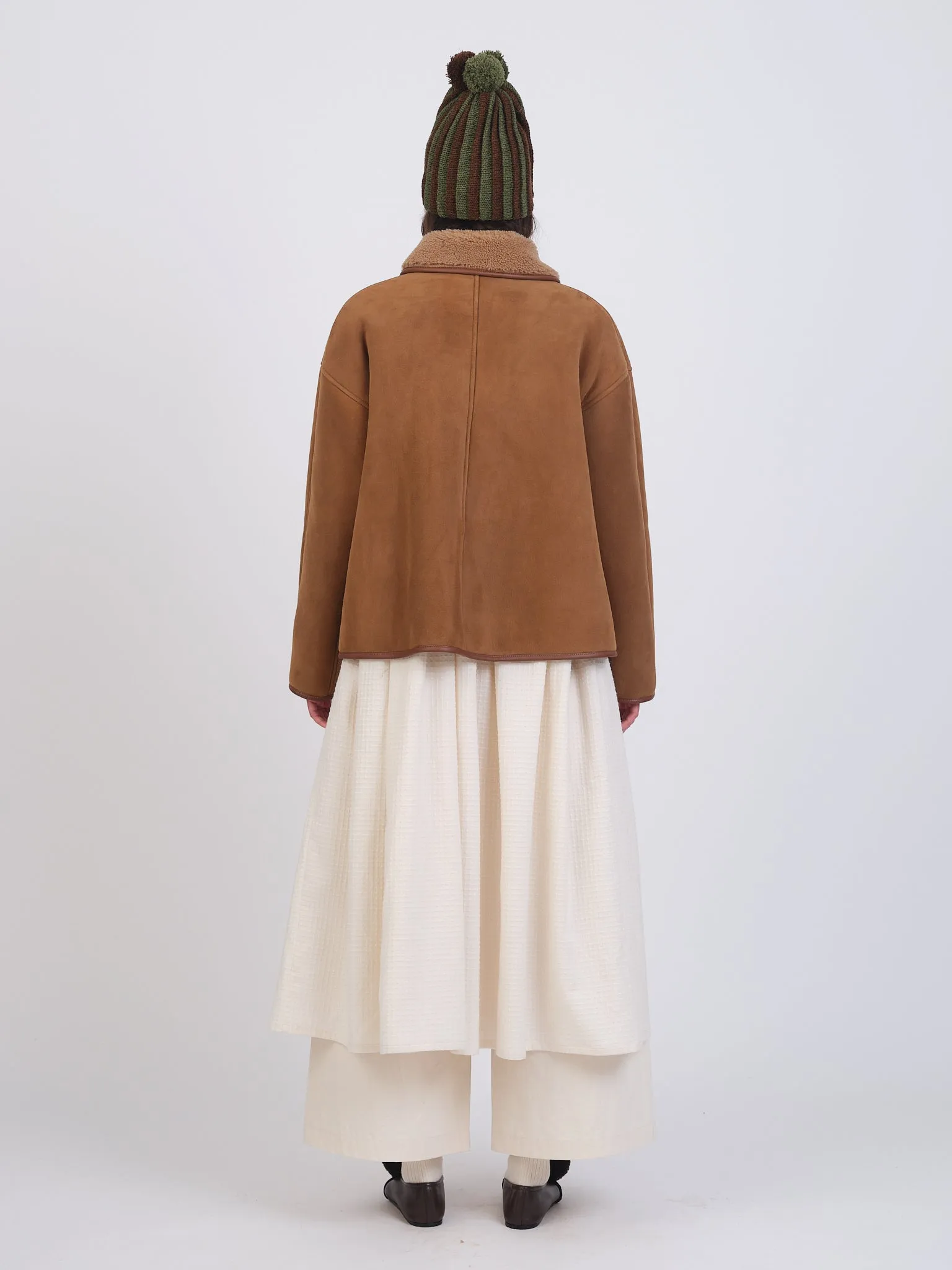 SUEDE BACK CURLY HAIR AVIS JACKET sold by Cawley product image thumbnail 3