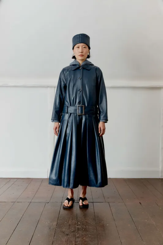 NAPPA LEATHER WILLOW COAT made by Cawley