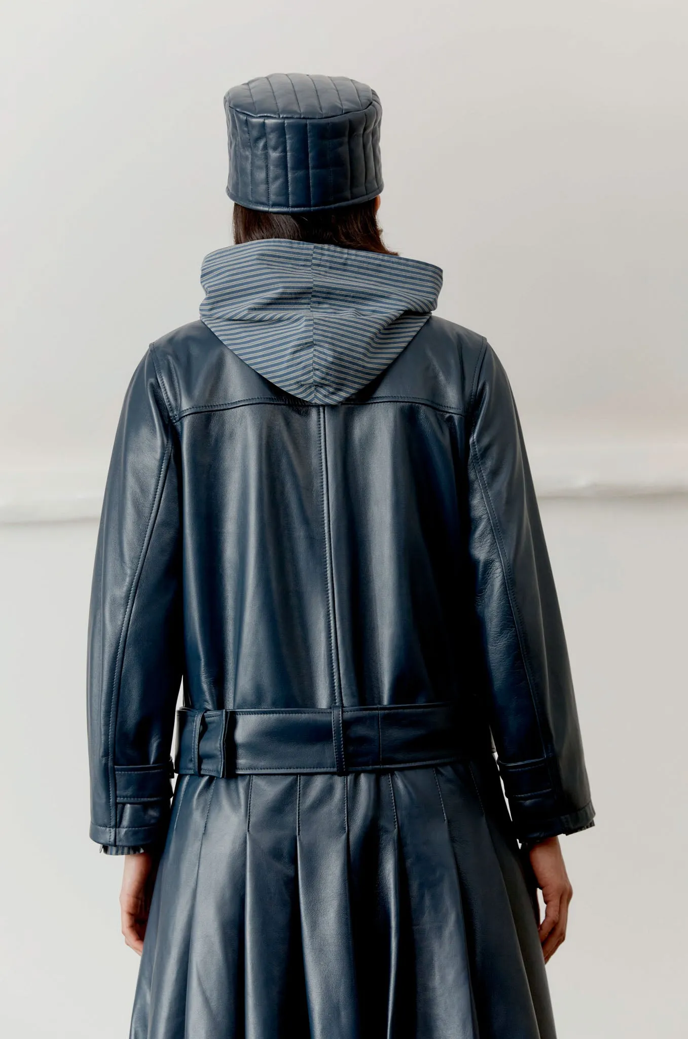 NAPPA LEATHER WILLOW COAT sold by Cawley product image thumbnail 5
