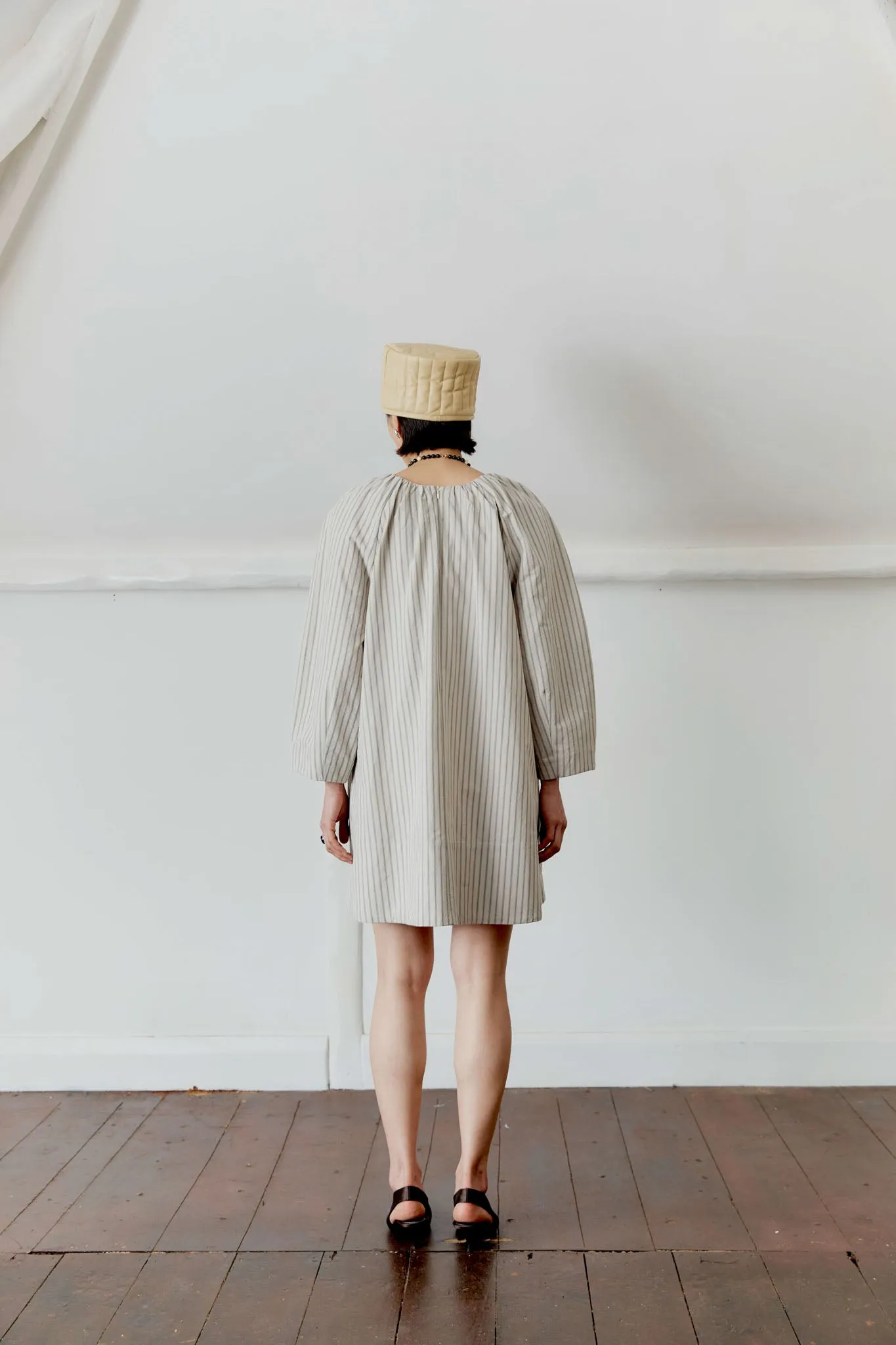 JAPANESE COTTON/LINEN TILDA MINI DRESS sold by Cawley product image thumbnail 3