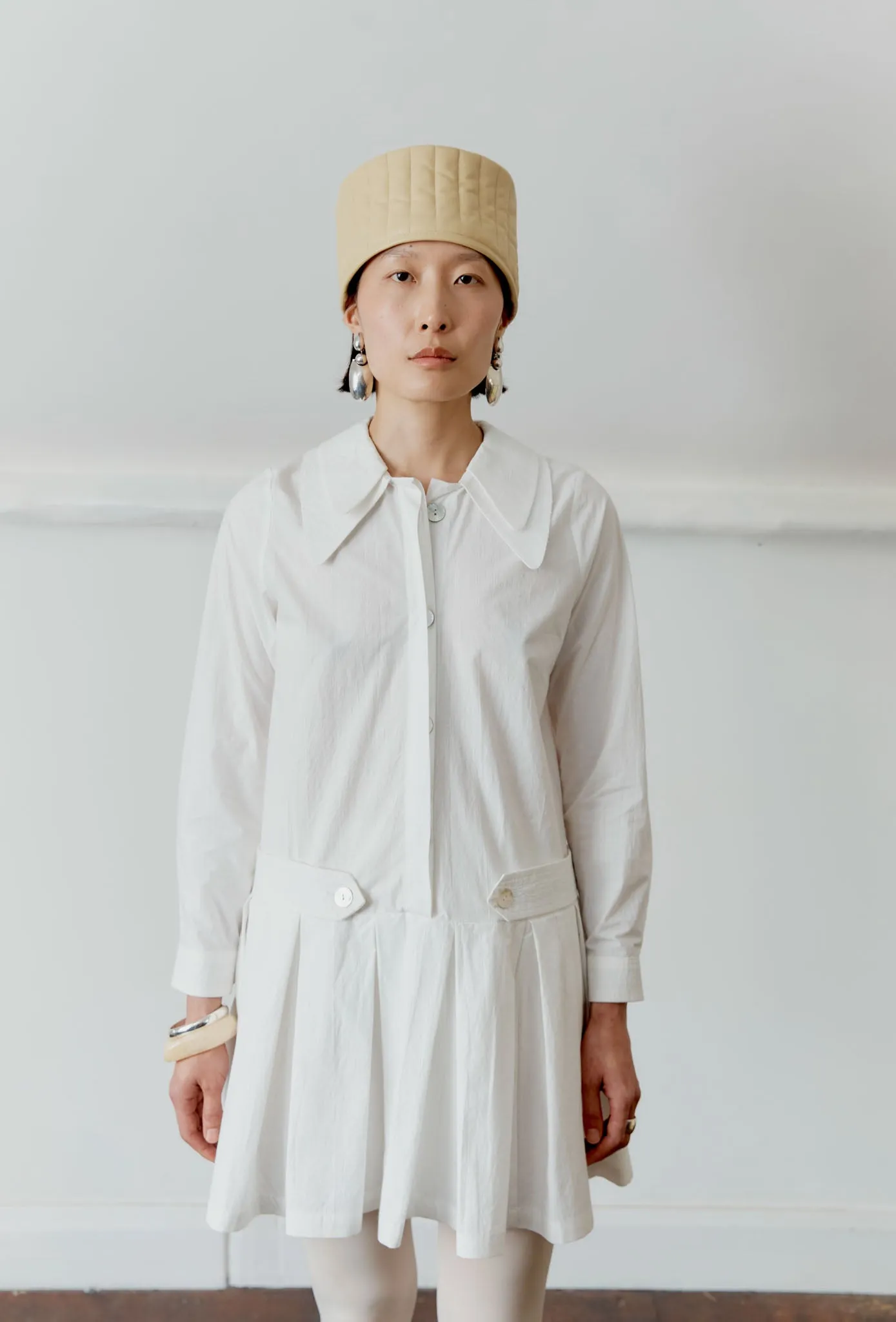 JAPANESE COTTON MARINA DRESS sold by Cawley