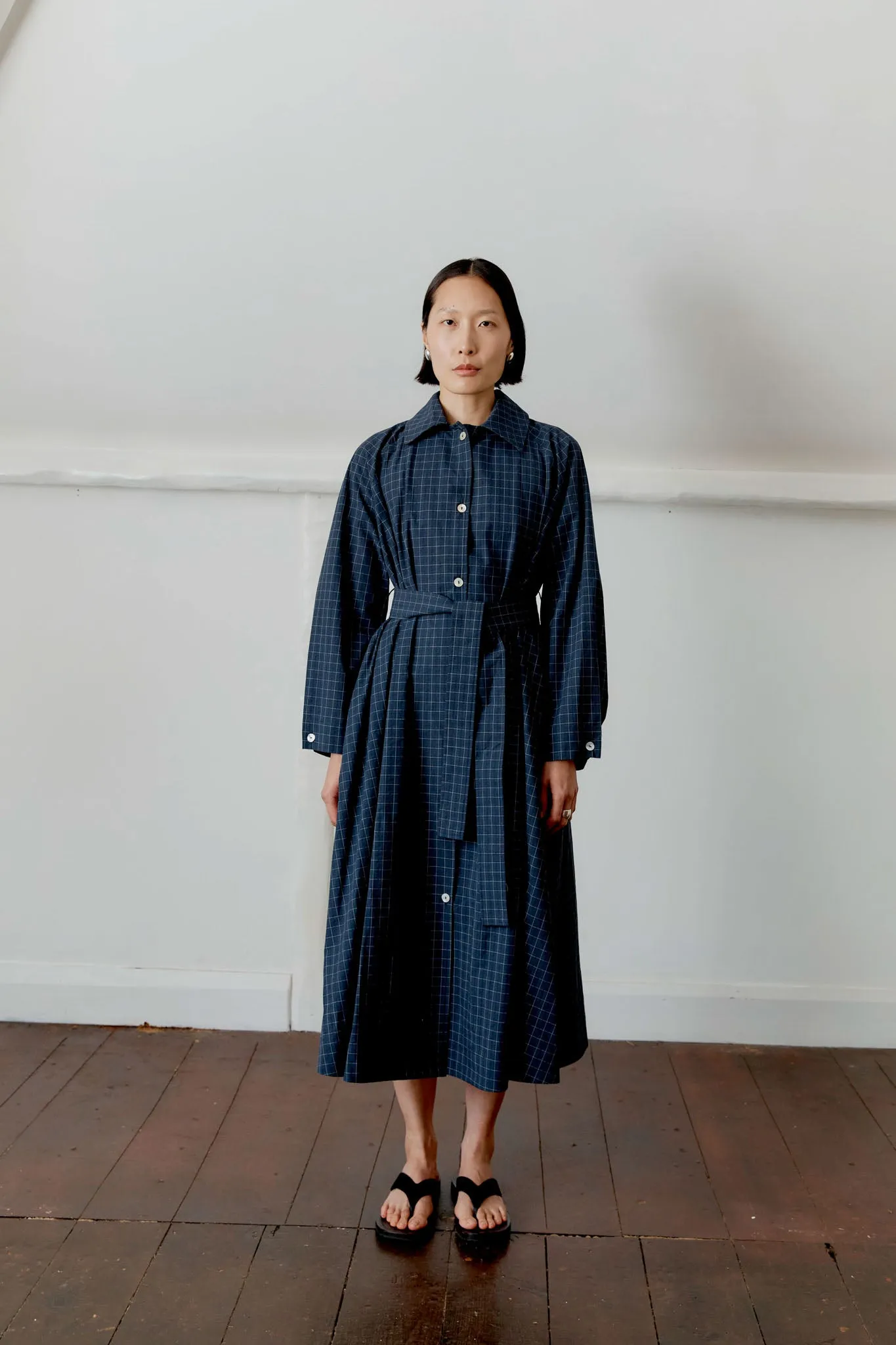 JAPANESE COTTON SEERSUCKER KIT DRESS sold by Cawley