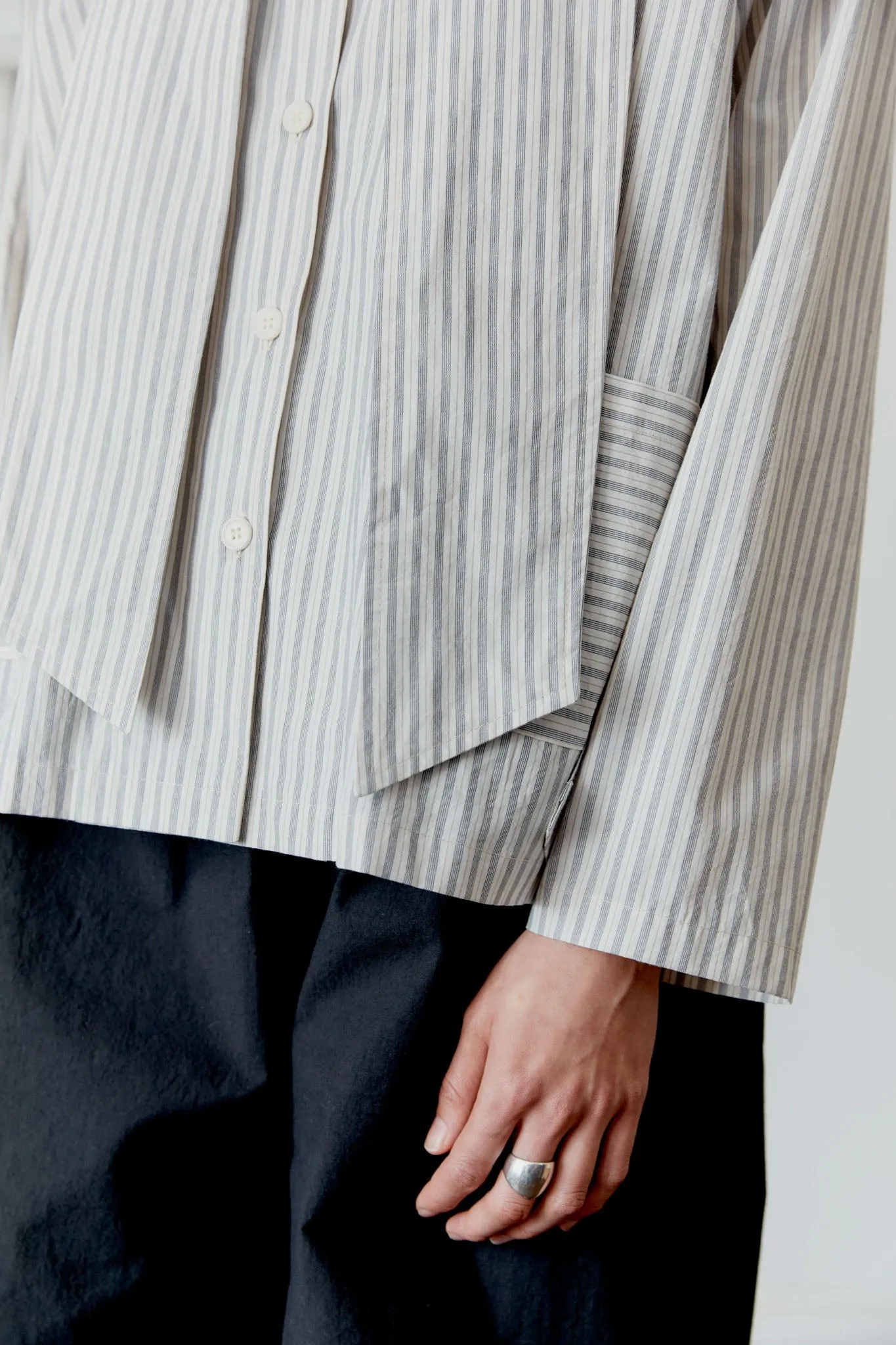 Japanese Washed Typewriter Cotton Dorothy Shirt sold by Cawley product image thumbnail 3