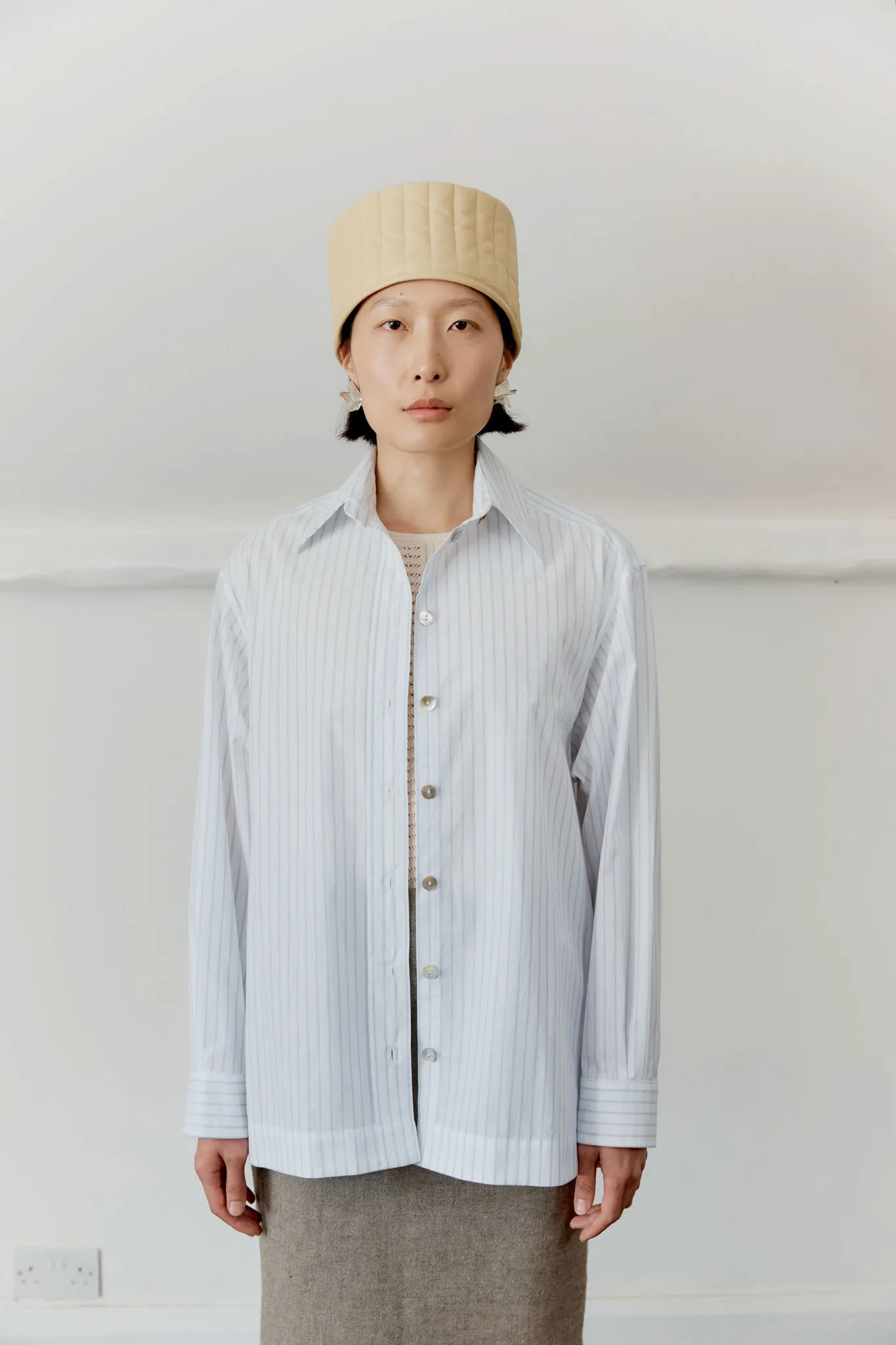 Japanese Organic Cotton June Shirt sold by Cawley