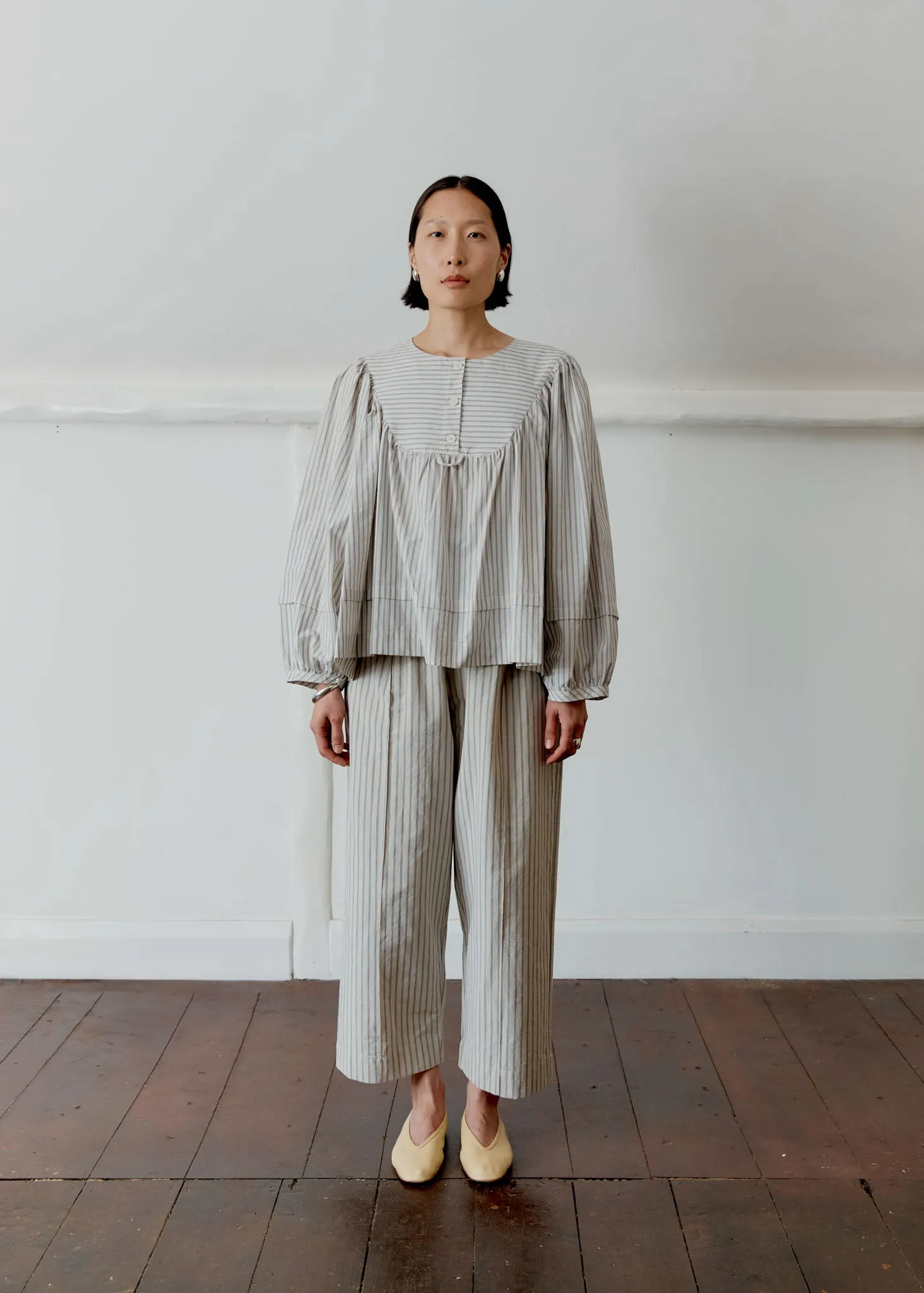 JAPANESE WASHED TYPEWRITER COTTON ROMY TOP sold by Cawley product image thumbnail 2