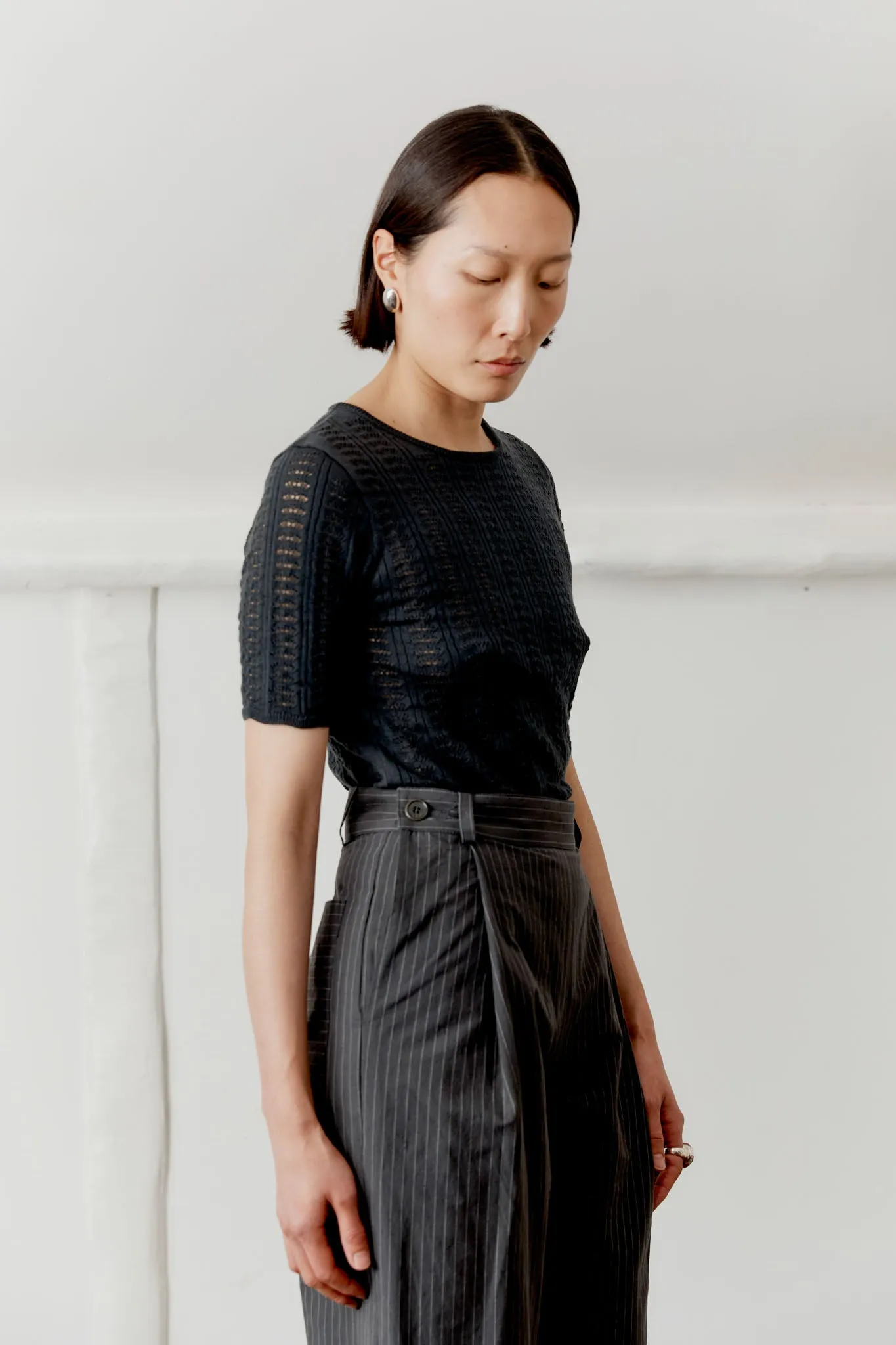 JAPANESE COTTON/LINEN GEORGIA TROUSER sold by Cawley product image thumbnail 2