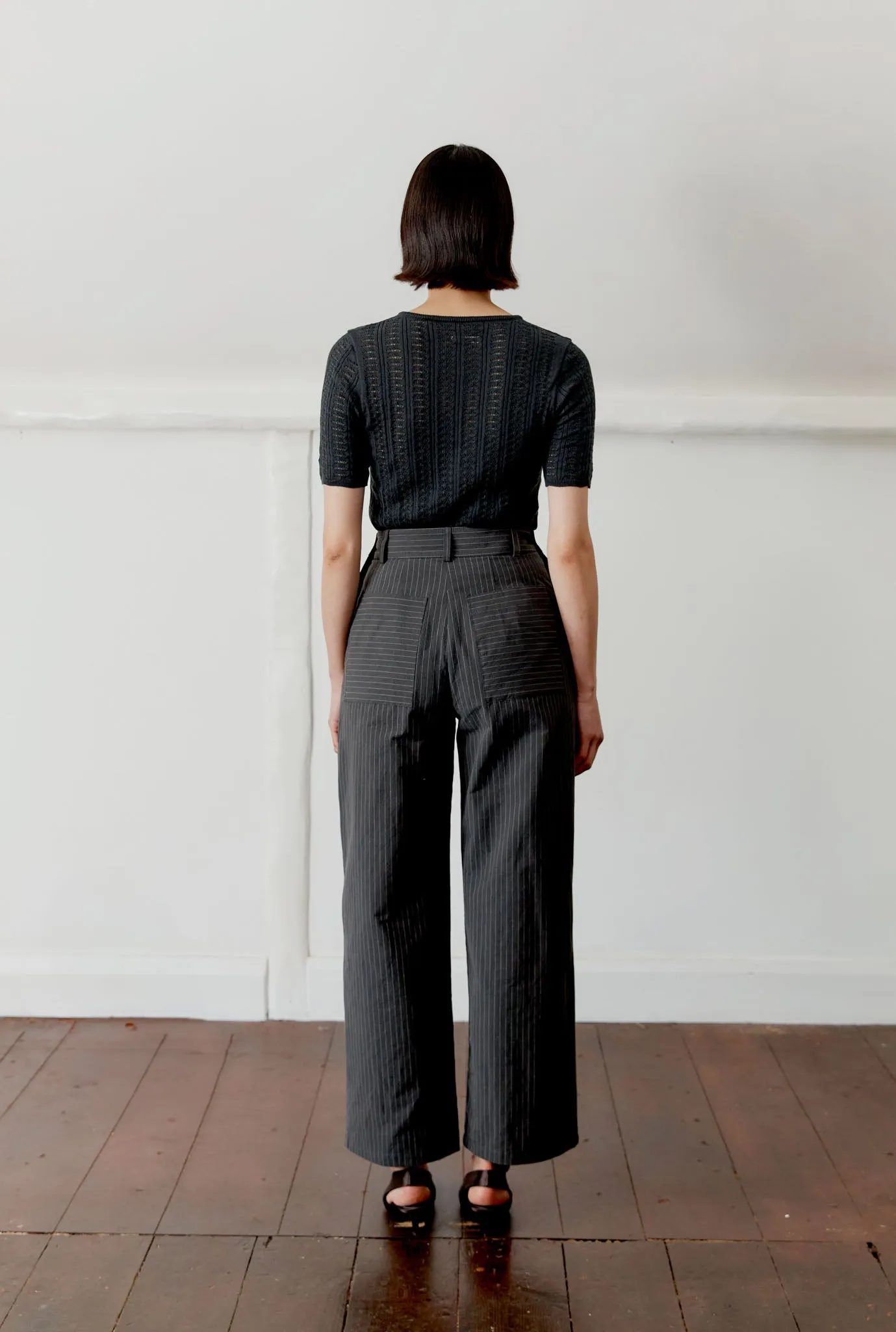 JAPANESE COTTON/LINEN GEORGIA TROUSER sold by Cawley product image thumbnail 3