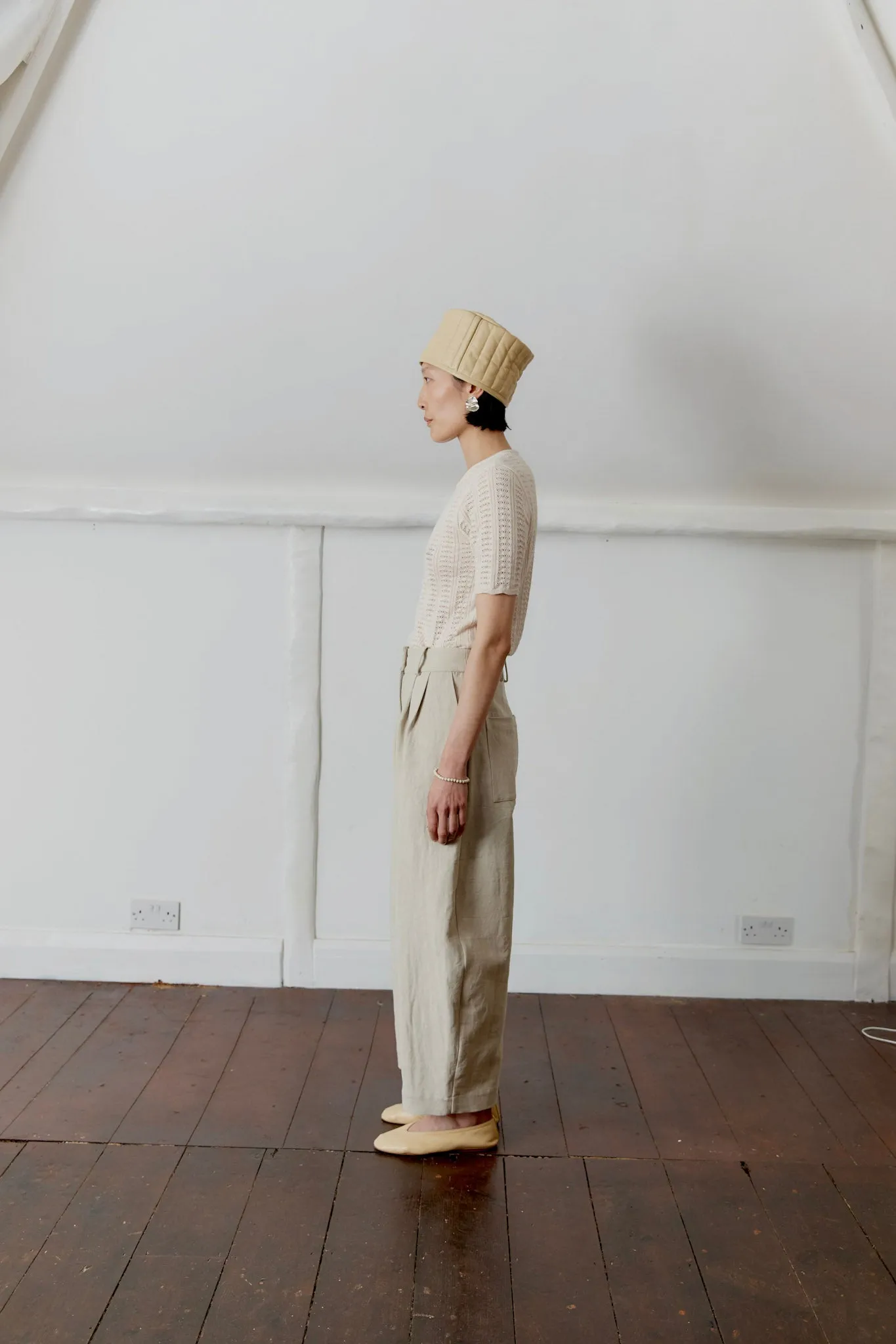 JAPANESE COTTON/LINEN ROBYN TROUSER sold by Cawley product image thumbnail 2