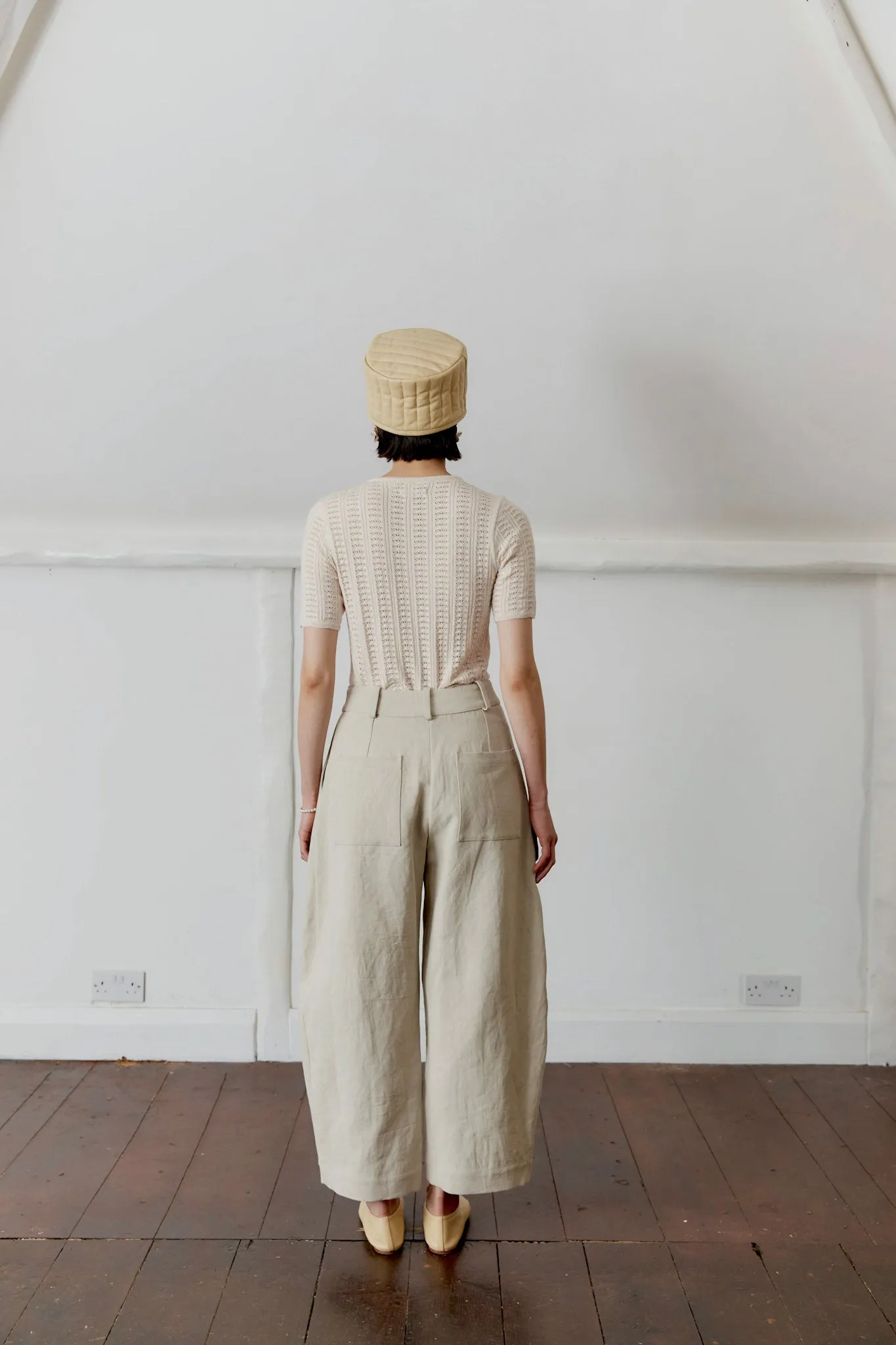 JAPANESE COTTON/LINEN ROBYN TROUSER sold by Cawley product image thumbnail 3