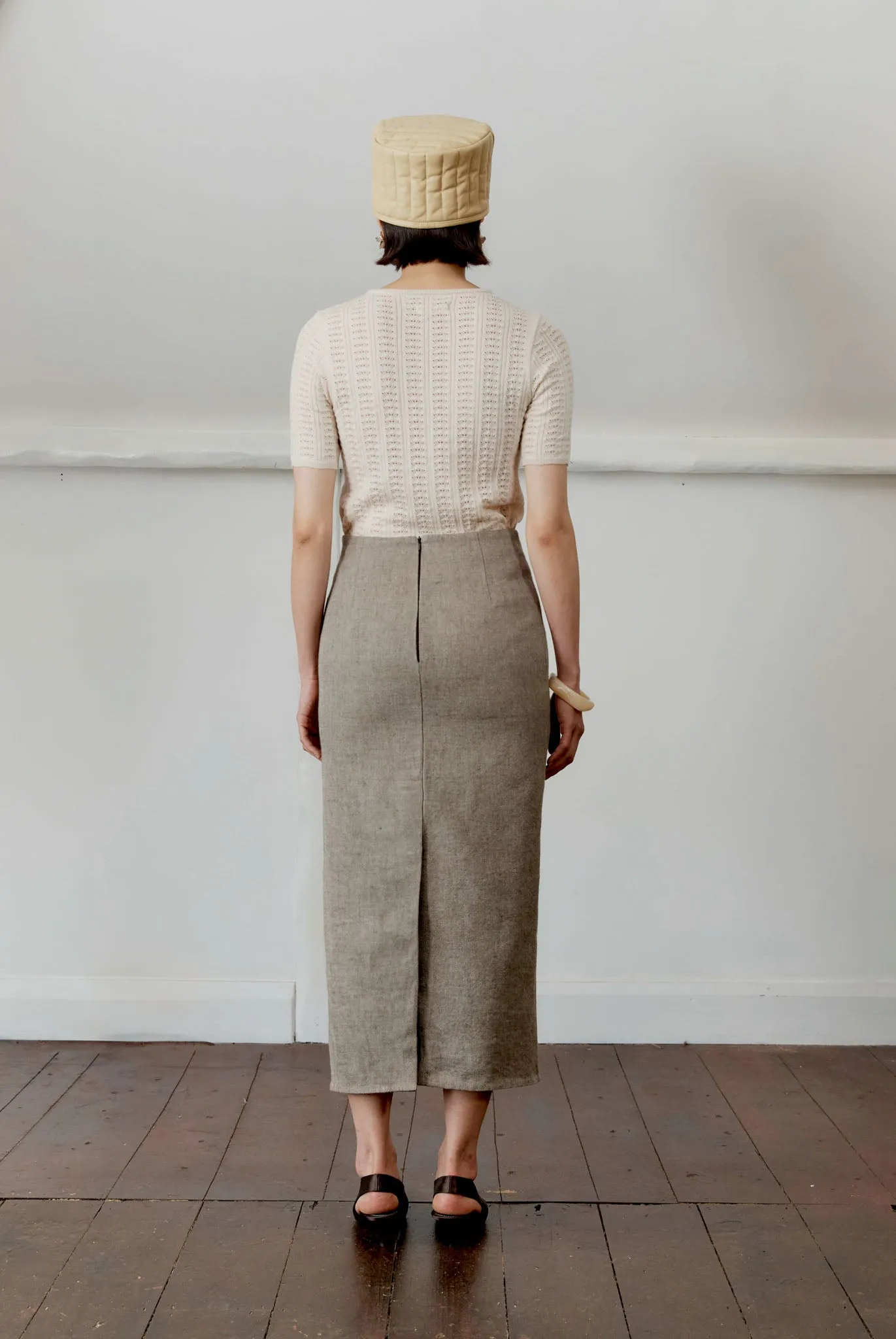 JAPANESE LINEN WOOL SADIE SKIRT sold by Cawley product image thumbnail 2