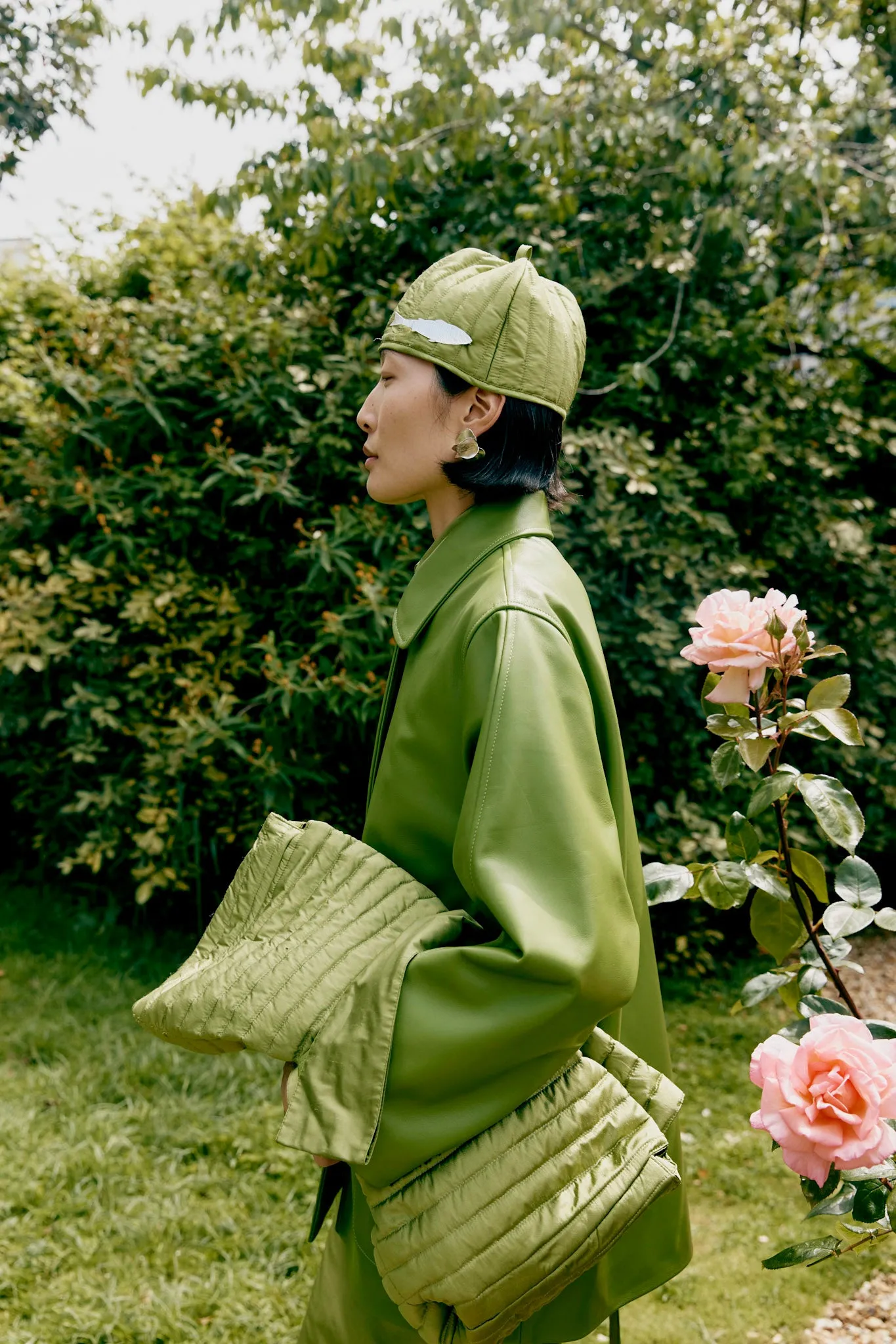 QUILTED SILK DUPION LARGE CLUTCH BAG sold by Cawley product image thumbnail 3