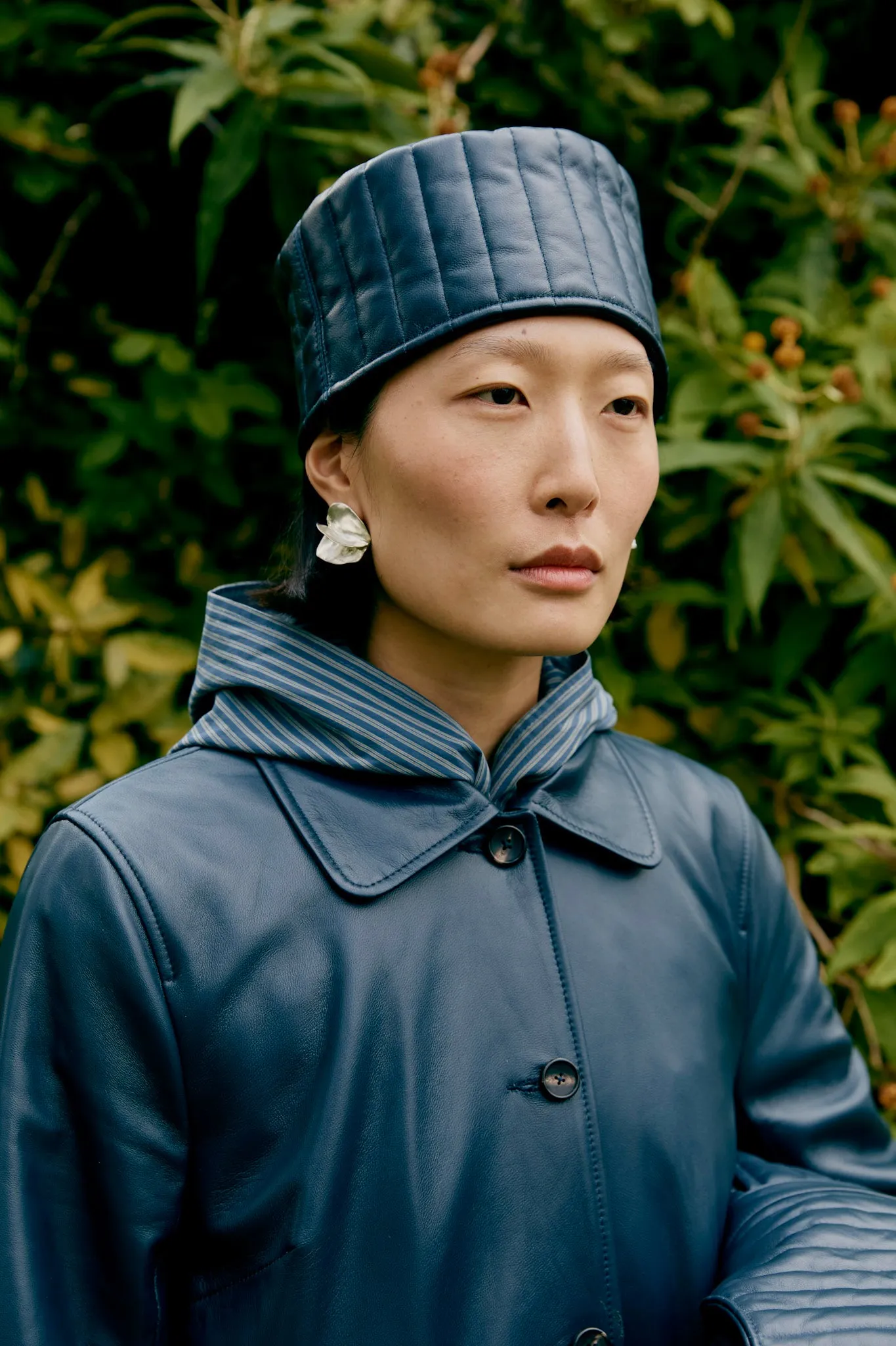 QUILTED LEATHER PILLBOX HAT sold by Cawley product image thumbnail 2