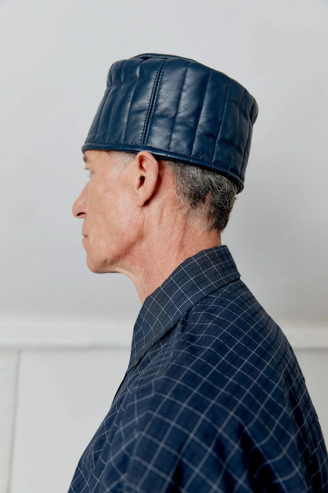 QUILTED LEATHER PILLBOX HAT sold by Cawley product image thumbnail 4