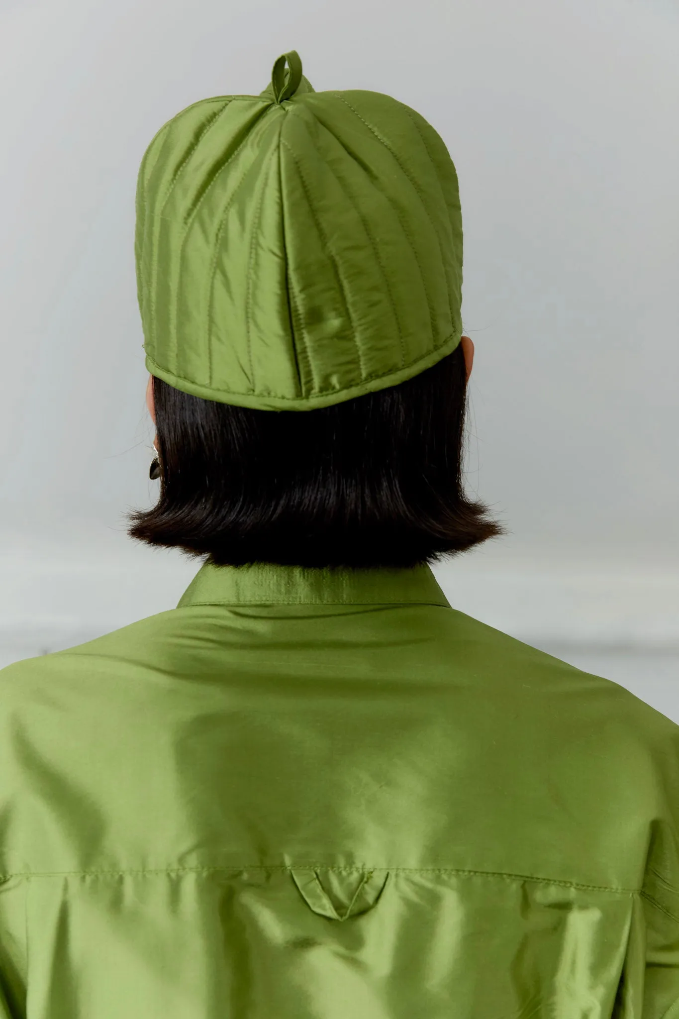 QUILTED SILK DUPION TEA COSY HAT sold by Cawley product image thumbnail 2