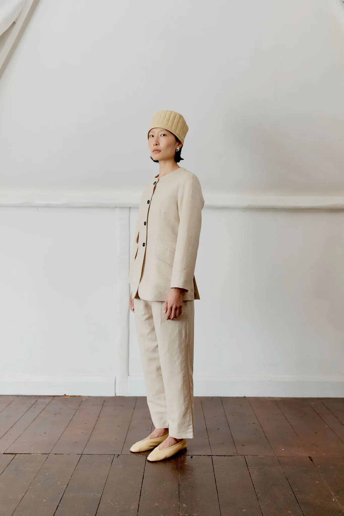 British Wool/Linen Blend Constance Jacket sold by Cawley product image thumbnail 4