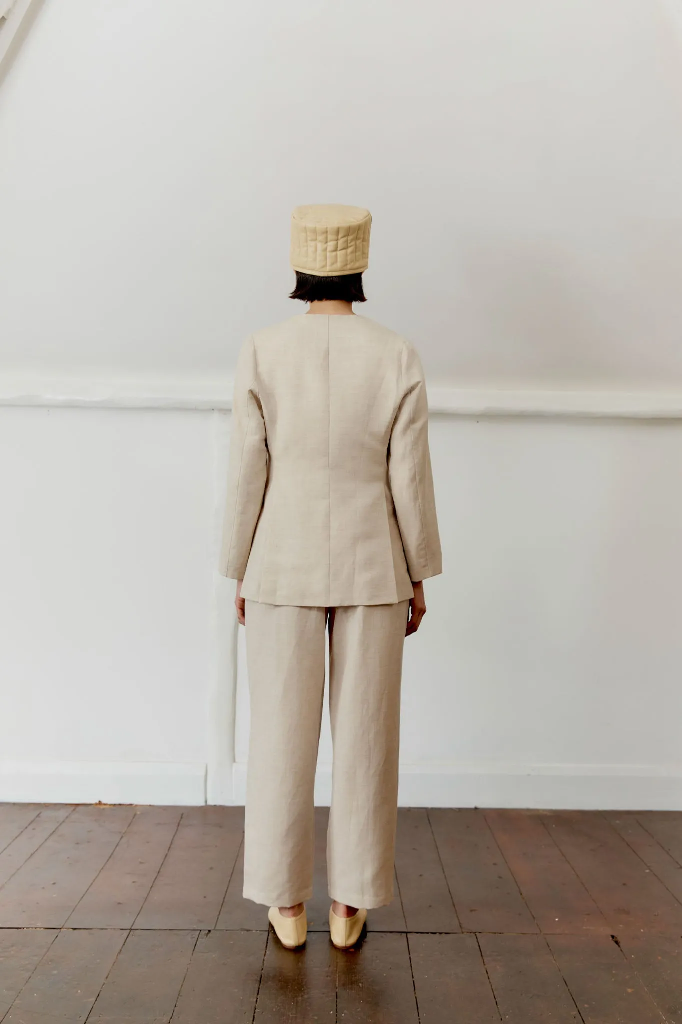 British Wool/Linen Blend Constance Jacket sold by Cawley product image thumbnail 3