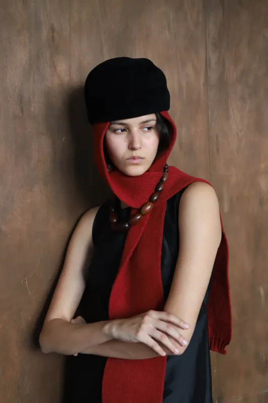Merino Wool Long Scarf made by Cawley