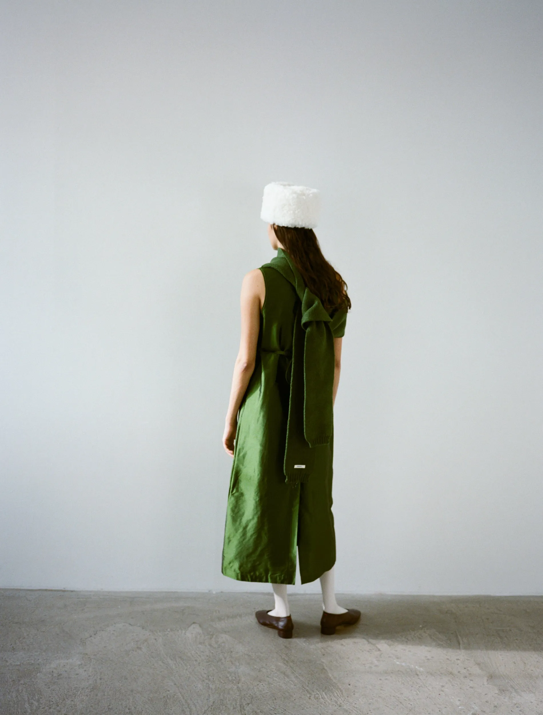 Merino Wool Long Scarf sold by Cawley