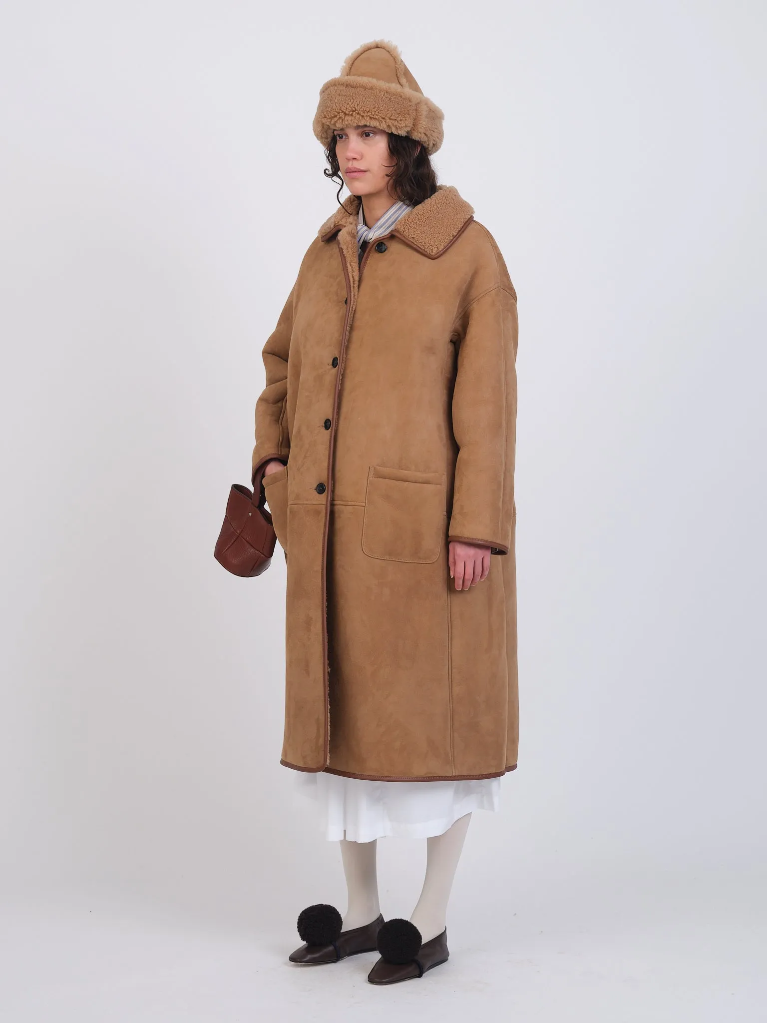 REVERSIBLE SUEDE BACK ROO COAT sold by Cawley product image thumbnail 2