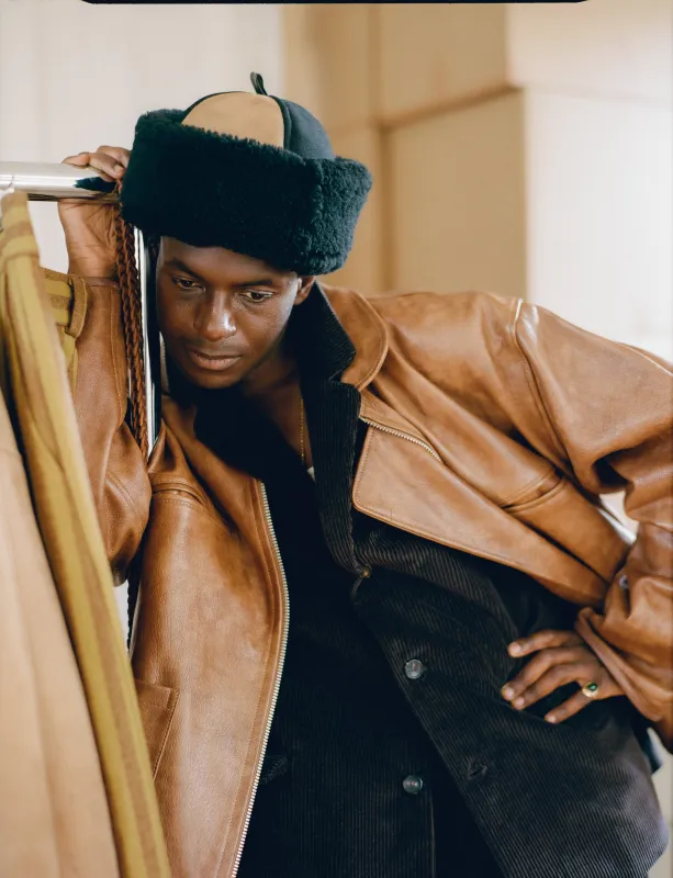 SHEEPSKIN PANEL CAP made by Cawley