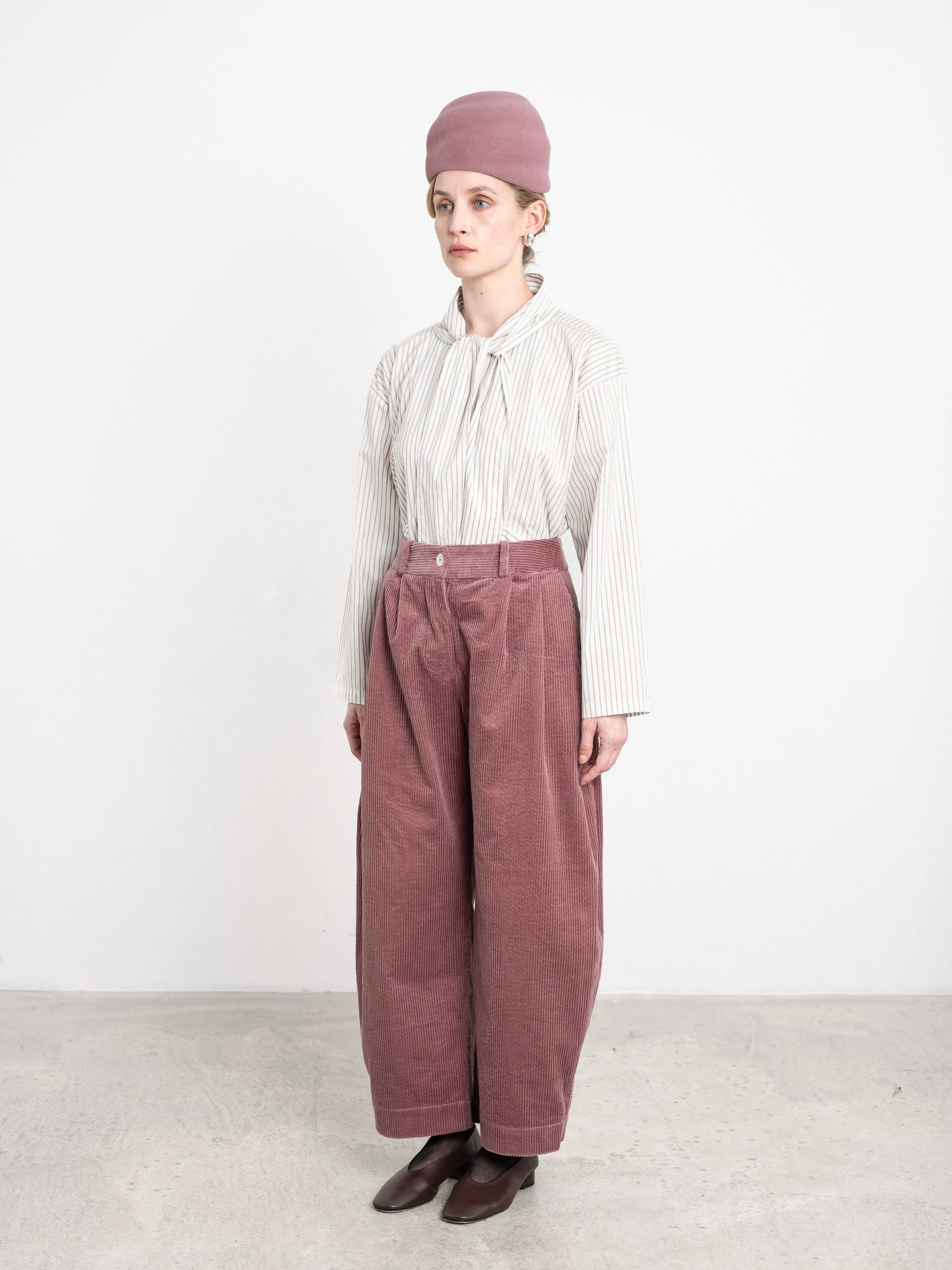 JAPANESE COTTON CORDUROY ROBYN TROUSER sold by Cawley