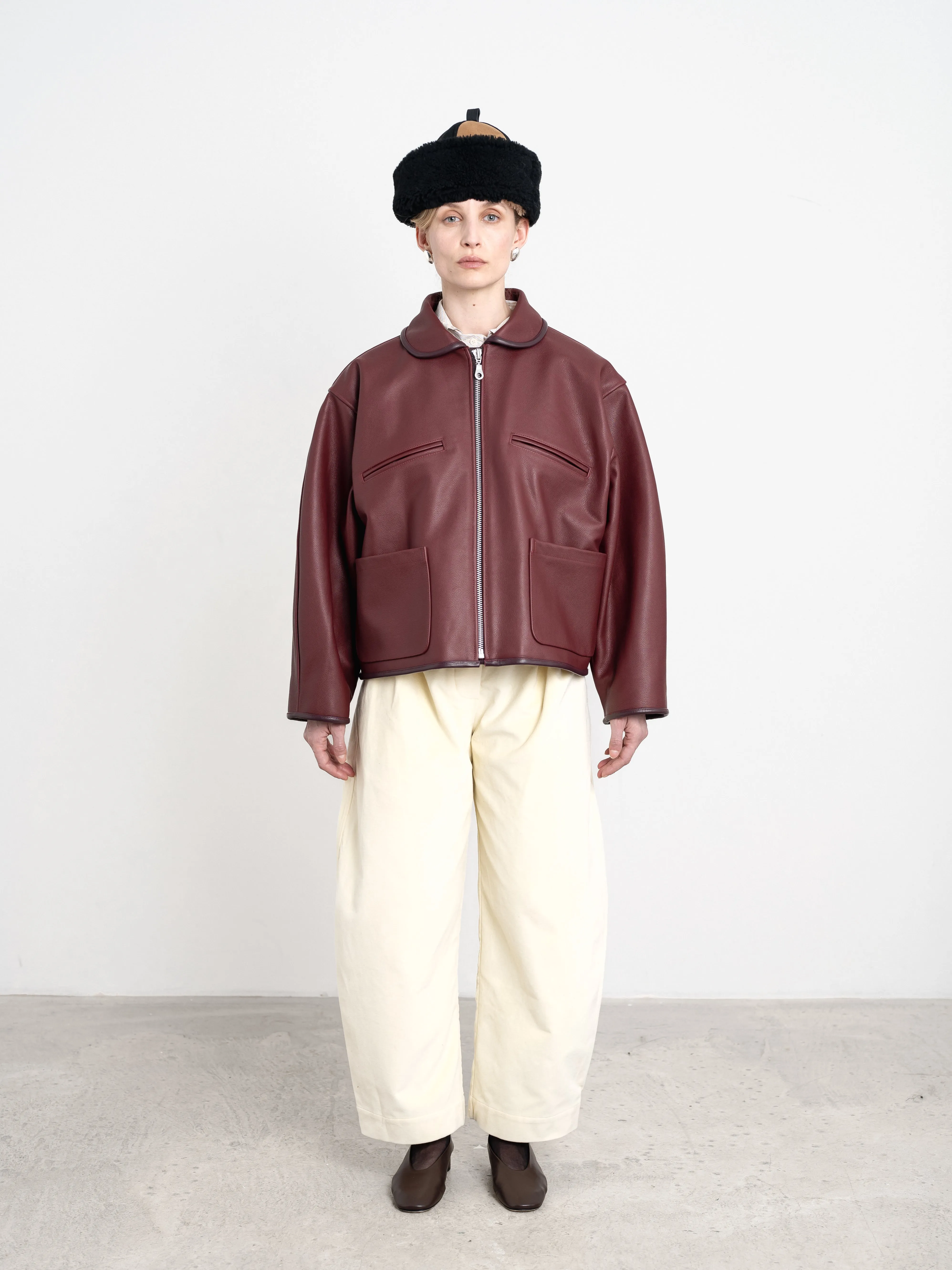 LEATHER FLYING JACKET sold by Cawley