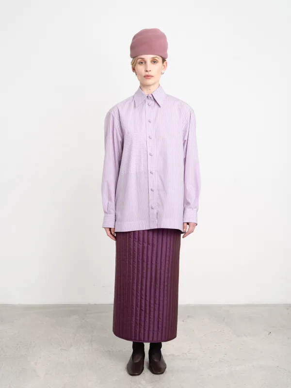 JAPANESE COTTON STRIPE JUNE SHIRT made by Cawley