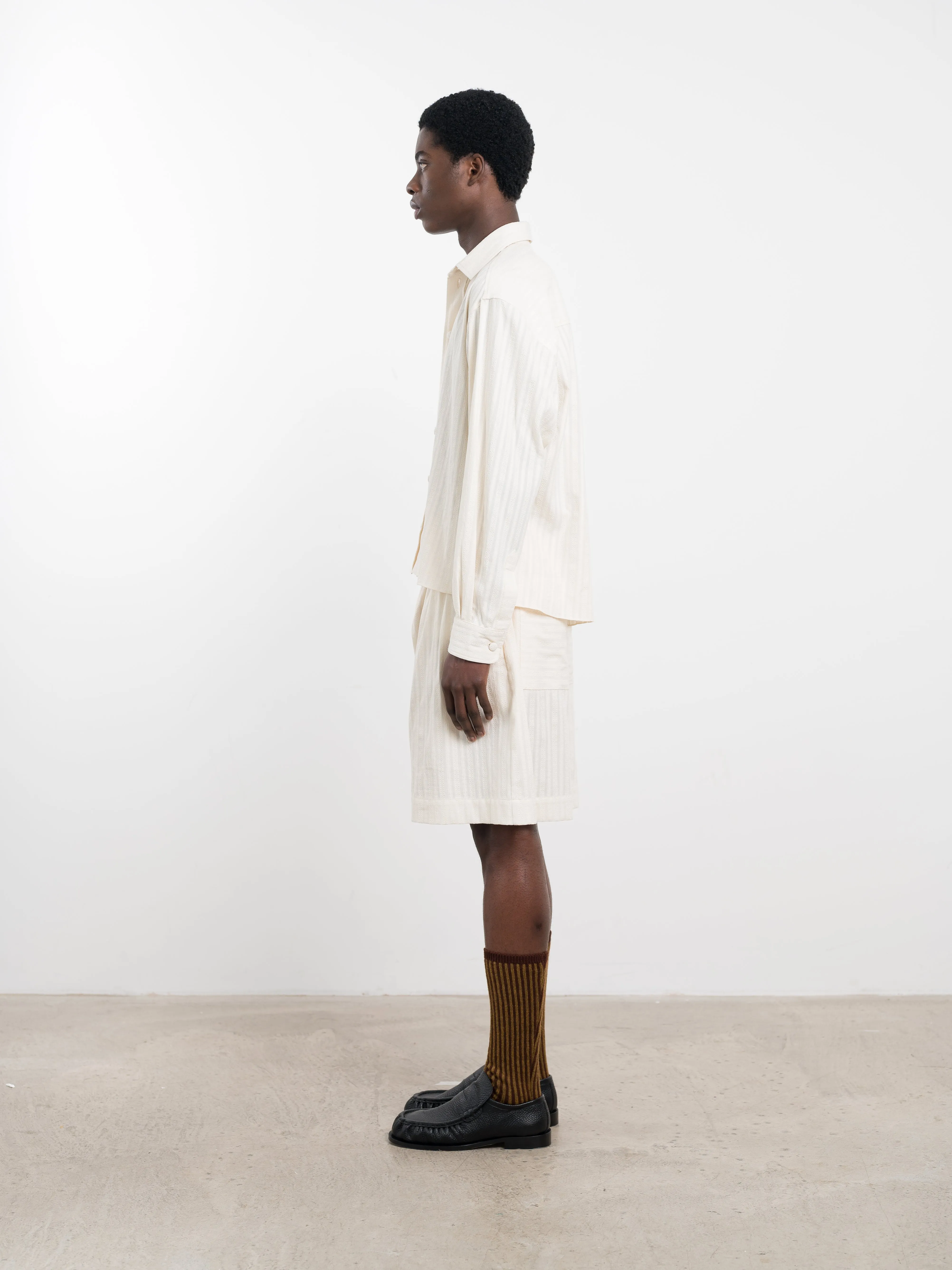 JAPANESE EMBROIDERED COTTON DENNIS SHIRT sold by Cawley product image thumbnail 3