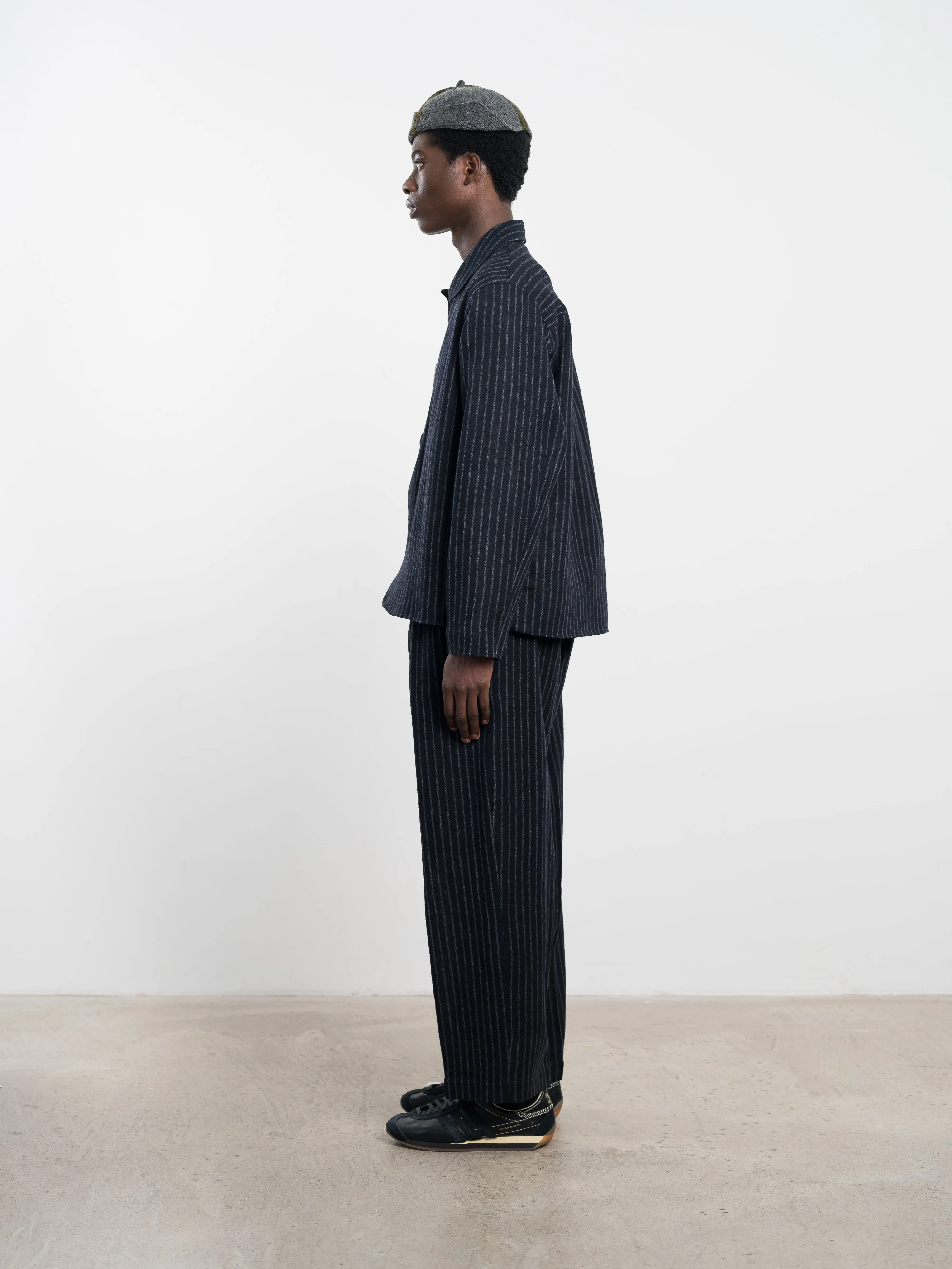 JAPANESE STRIPED BOUCLE WOOL SANDY JACKET sold by Cawley product image thumbnail 2