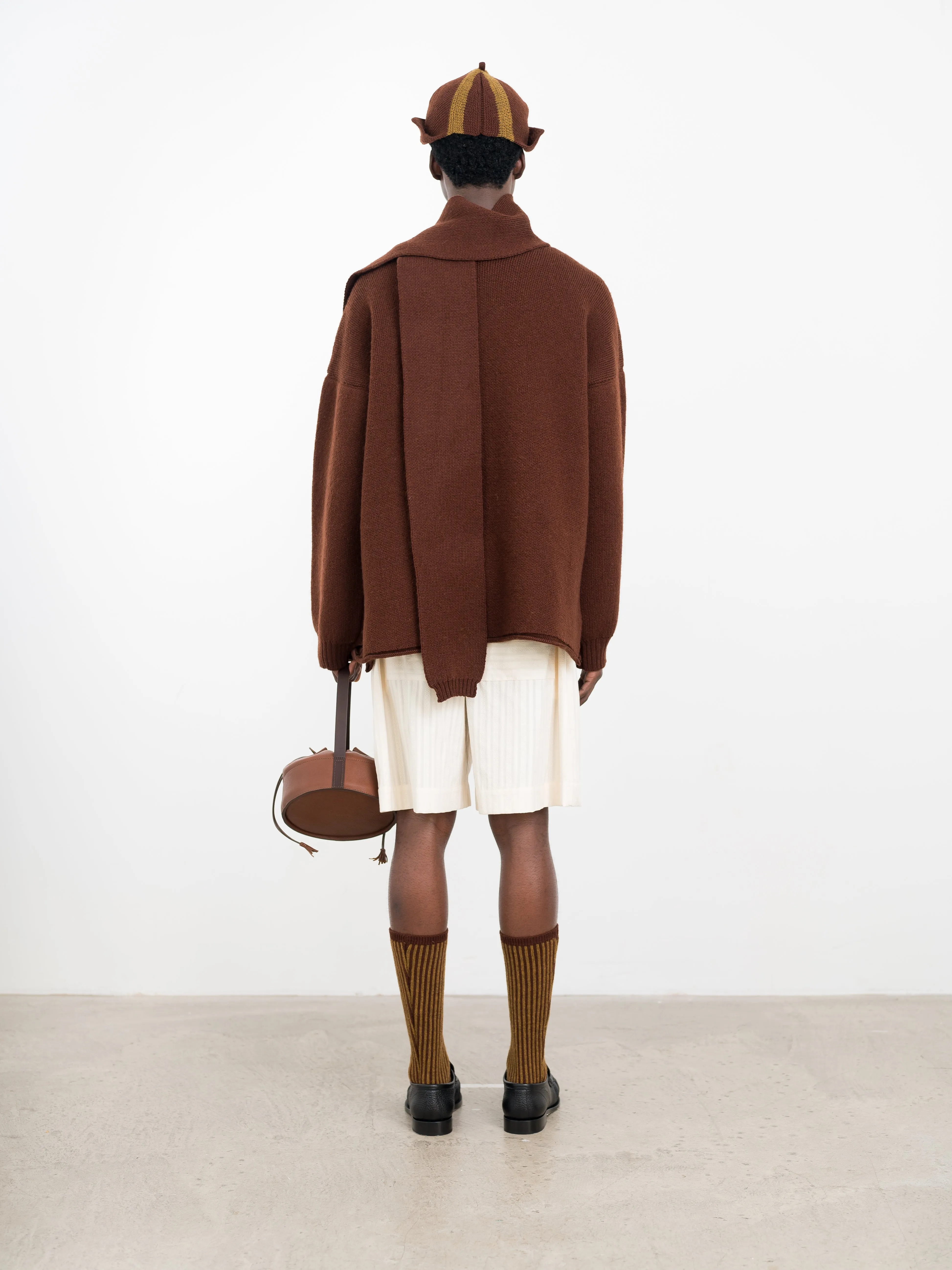 BRITISH MERINO WOOL WRAP NECK PULLOVER sold by Cawley product image thumbnail 2