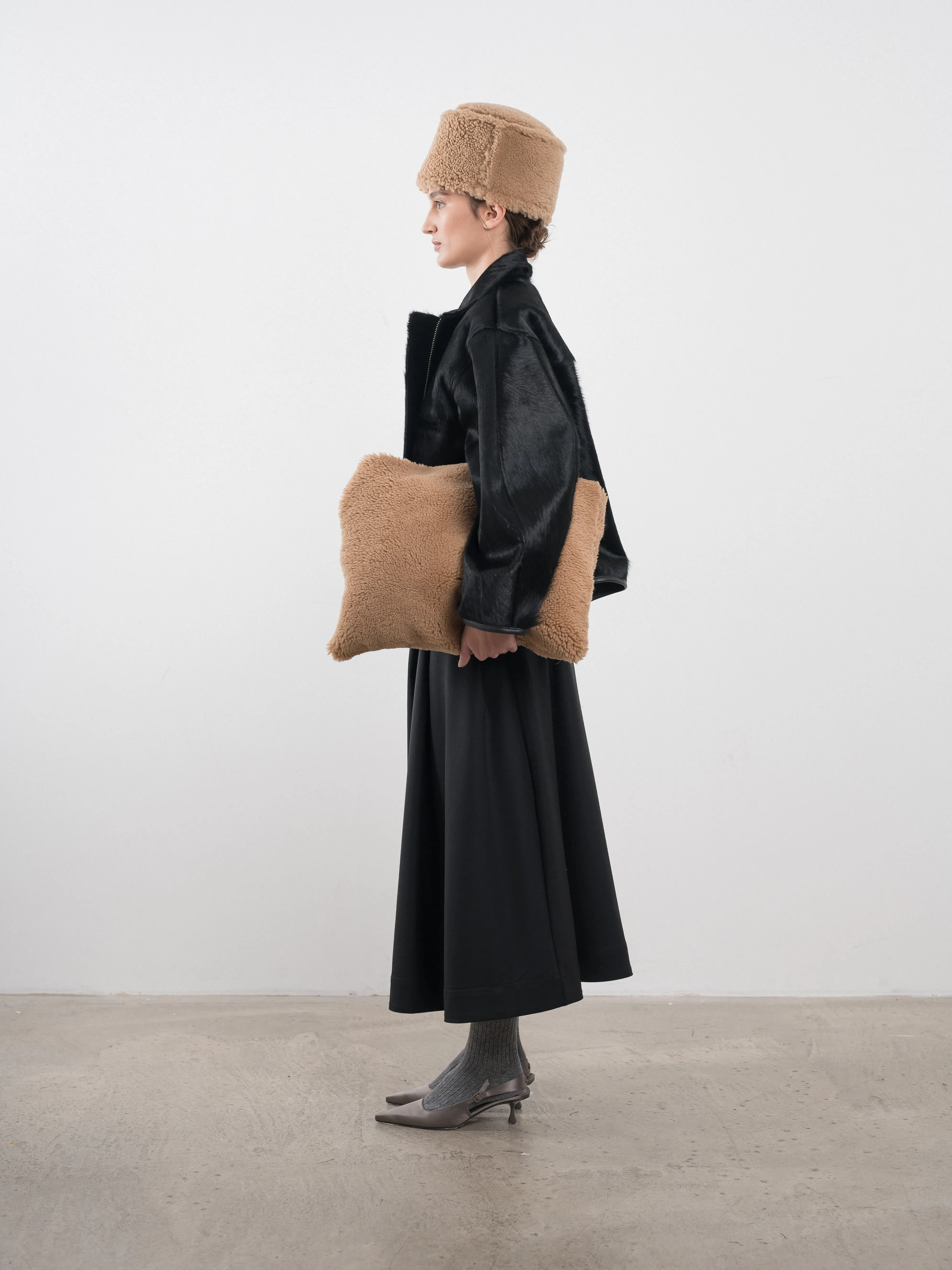 HAIR ON LEATHER HIDE FLYING JACKET sold by Cawley product image thumbnail 4