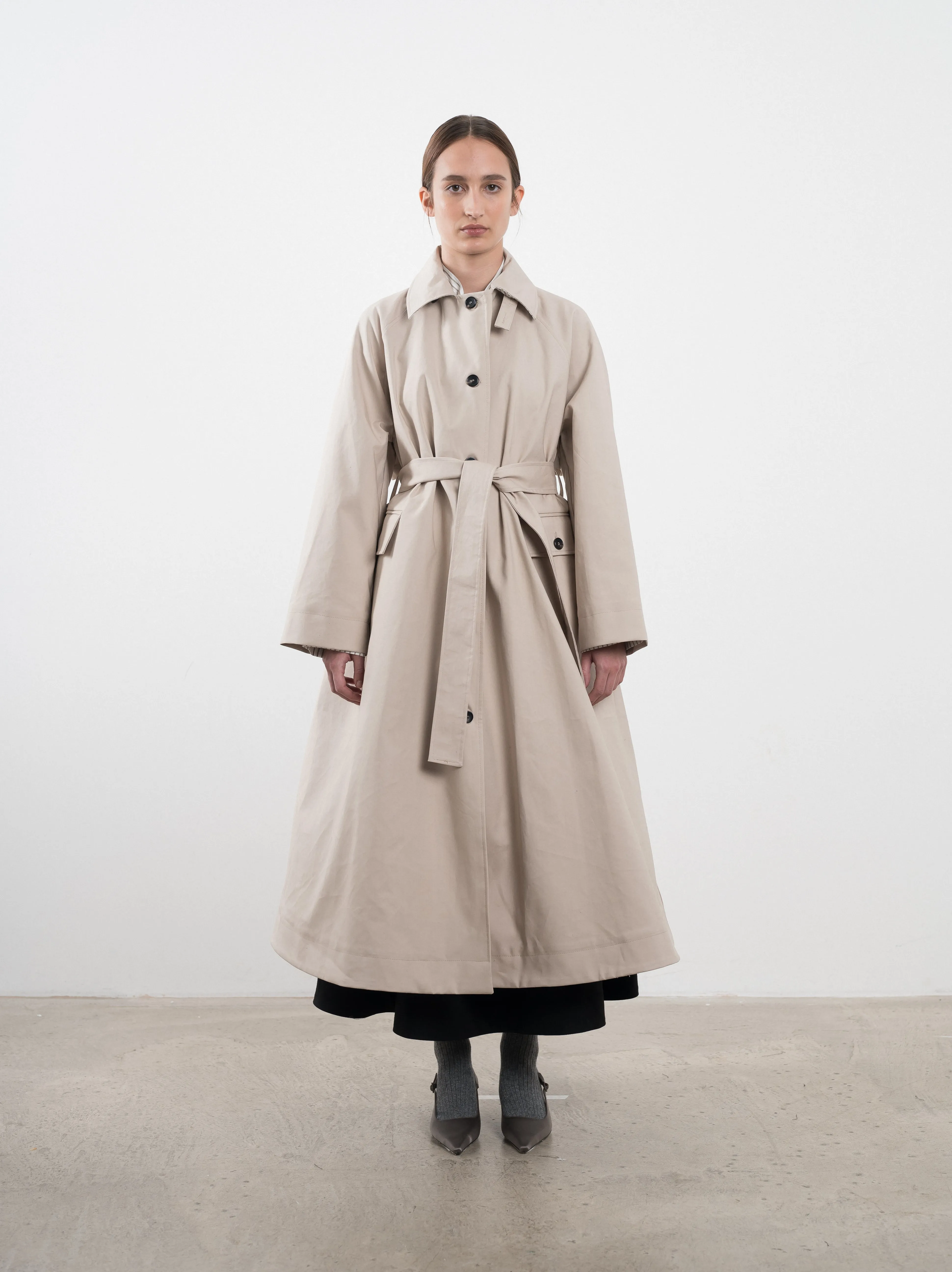 BRITISH GABARDINE KIT TRENCH sold by Cawley