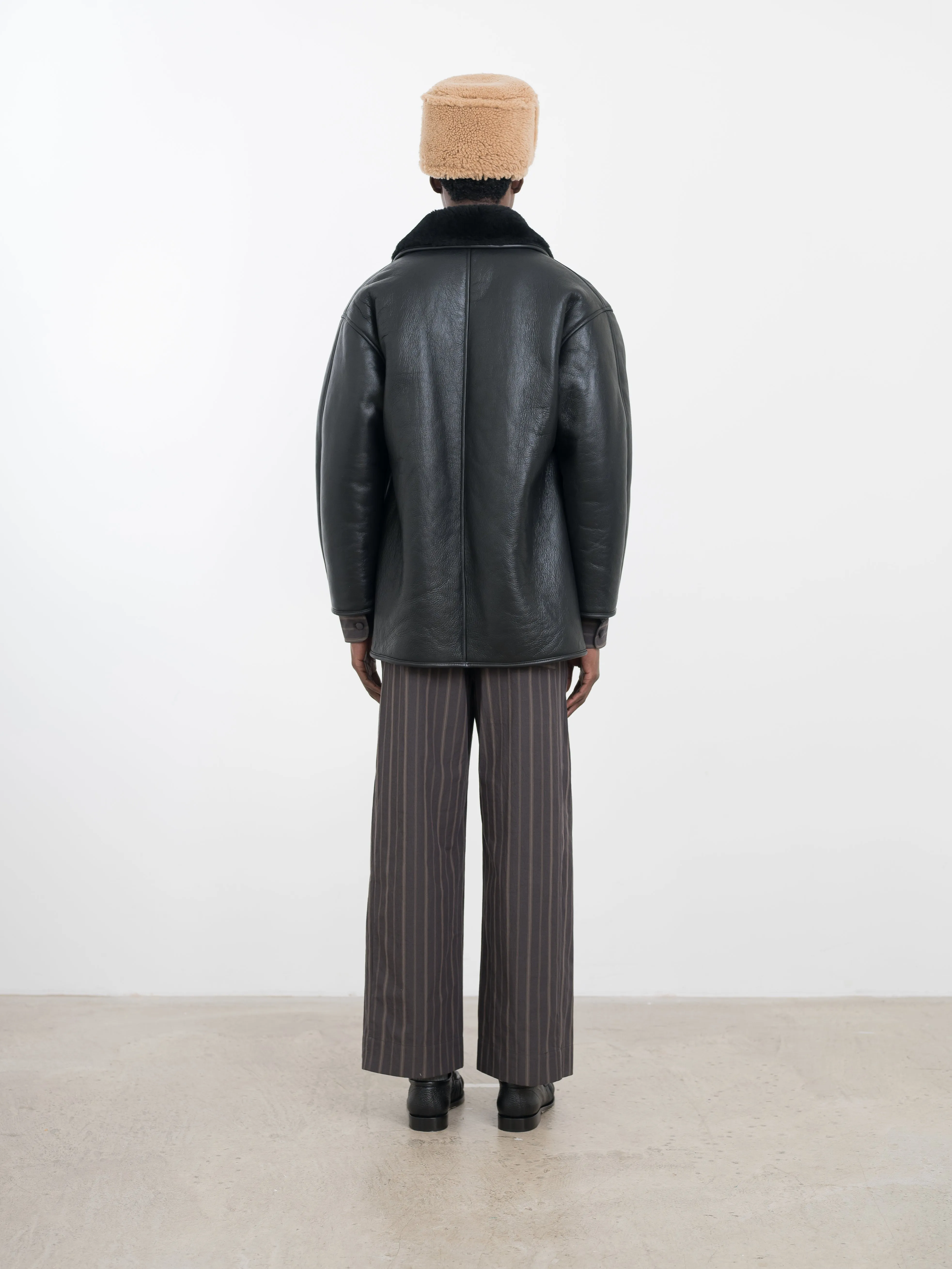 LEATHER BACK STRAIGHT HAIR RONNY JACKET sold by Cawley product image thumbnail 4