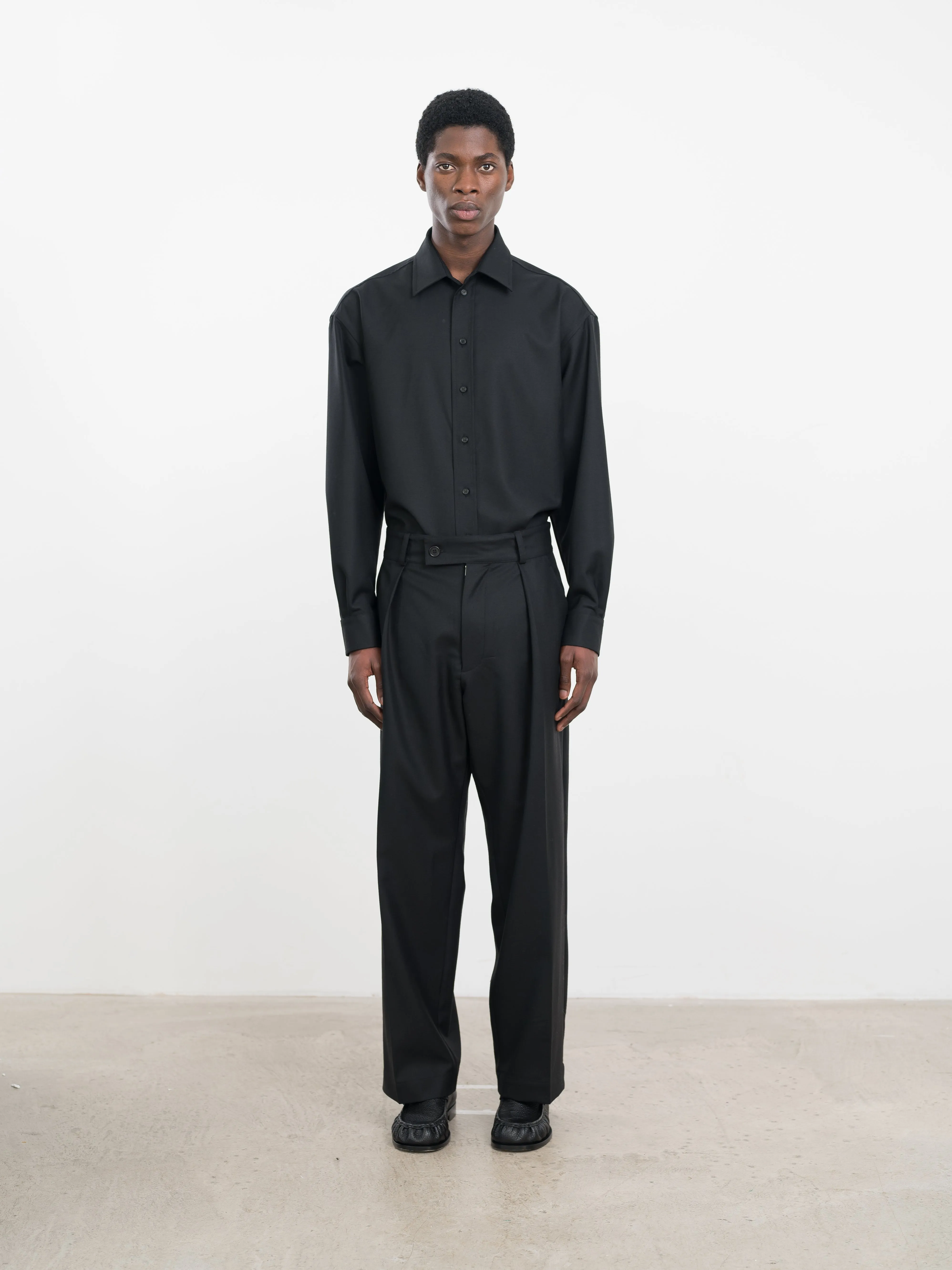 BRITISH WOOL SILAS TROUSER sold by Cawley