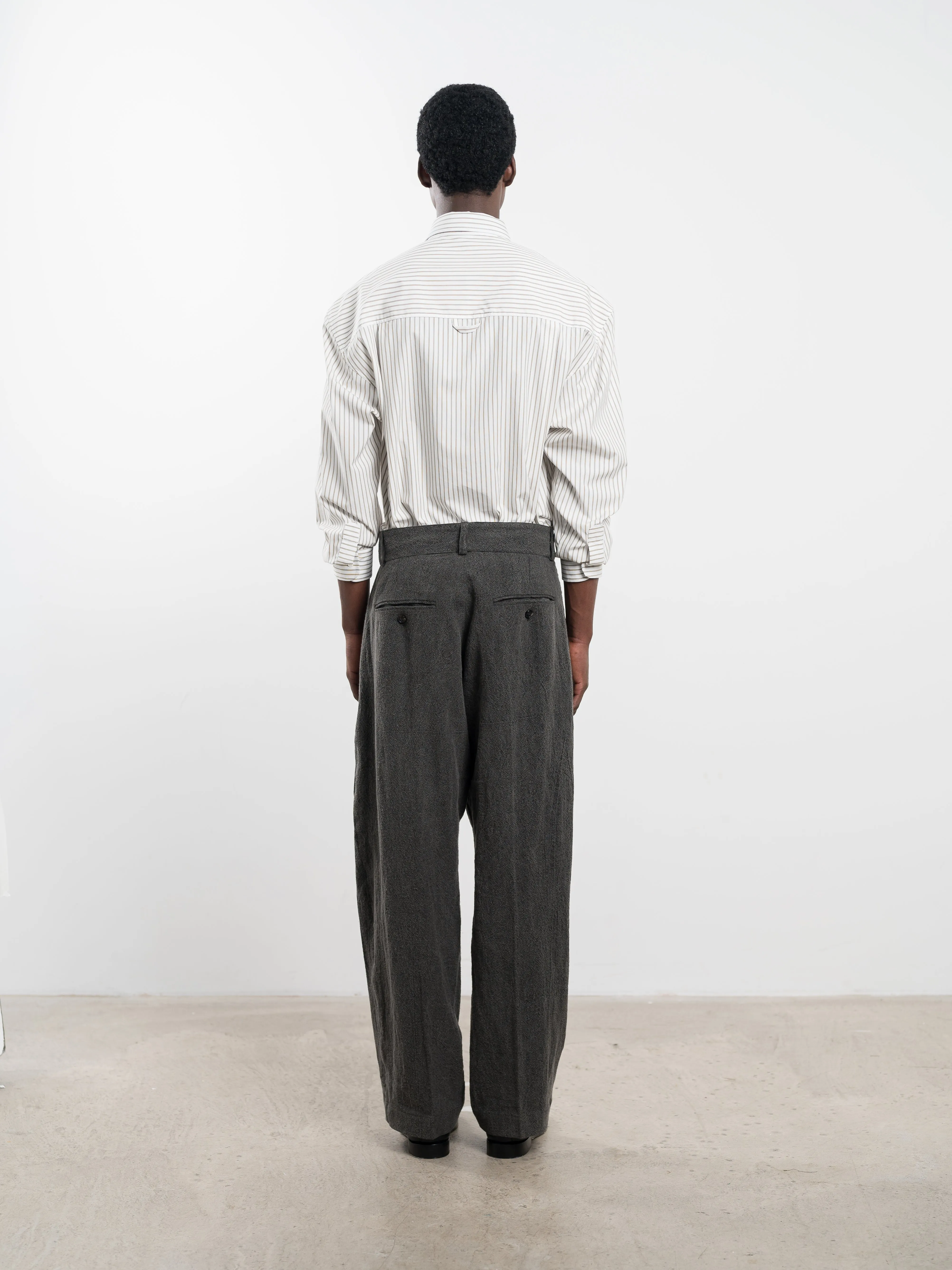 JAPANESE TEXTURED LINEN SILAS TROUSER sold by Cawley product image thumbnail 4